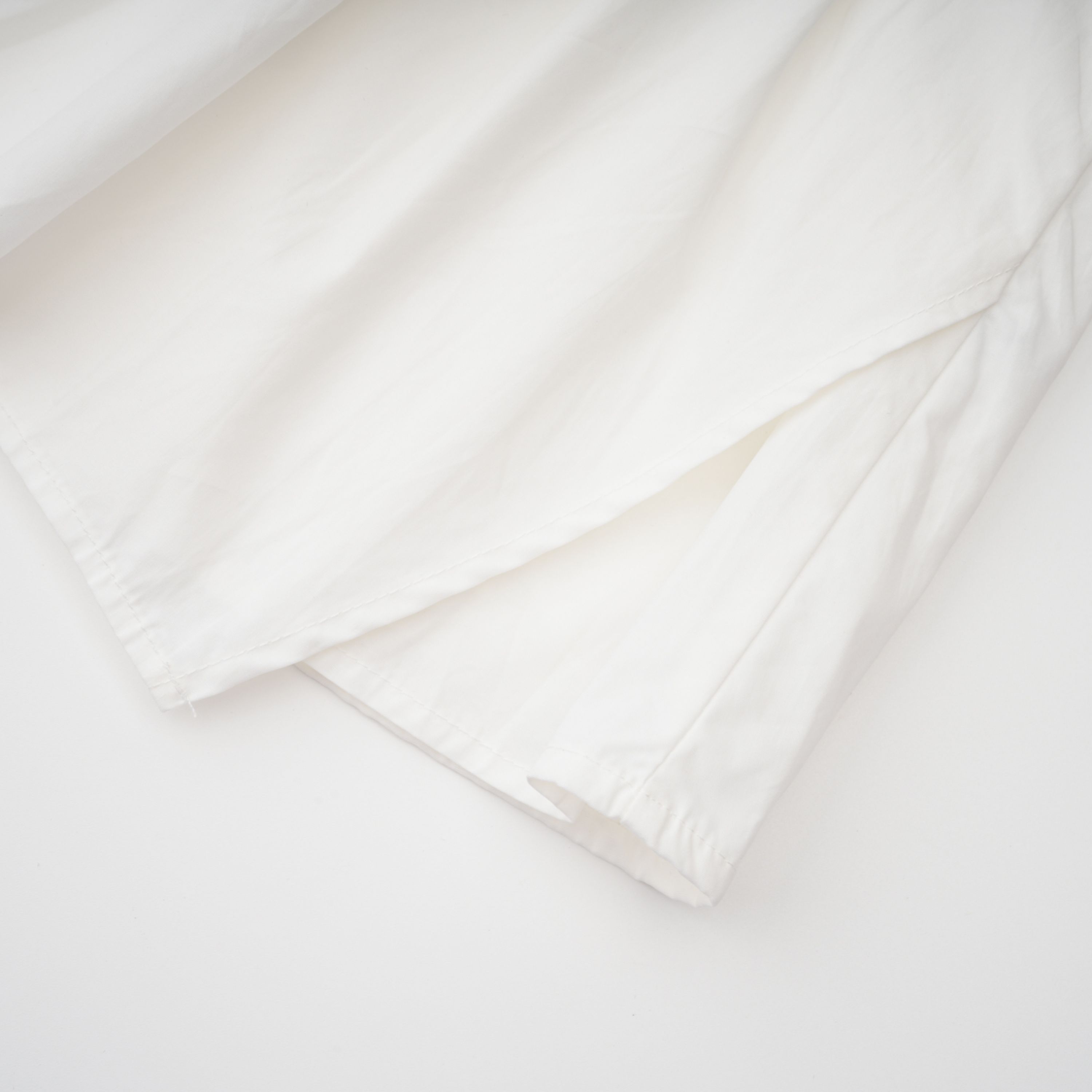 Tímea White Asymmetrical Mini Shirt Dress (Final Sale)