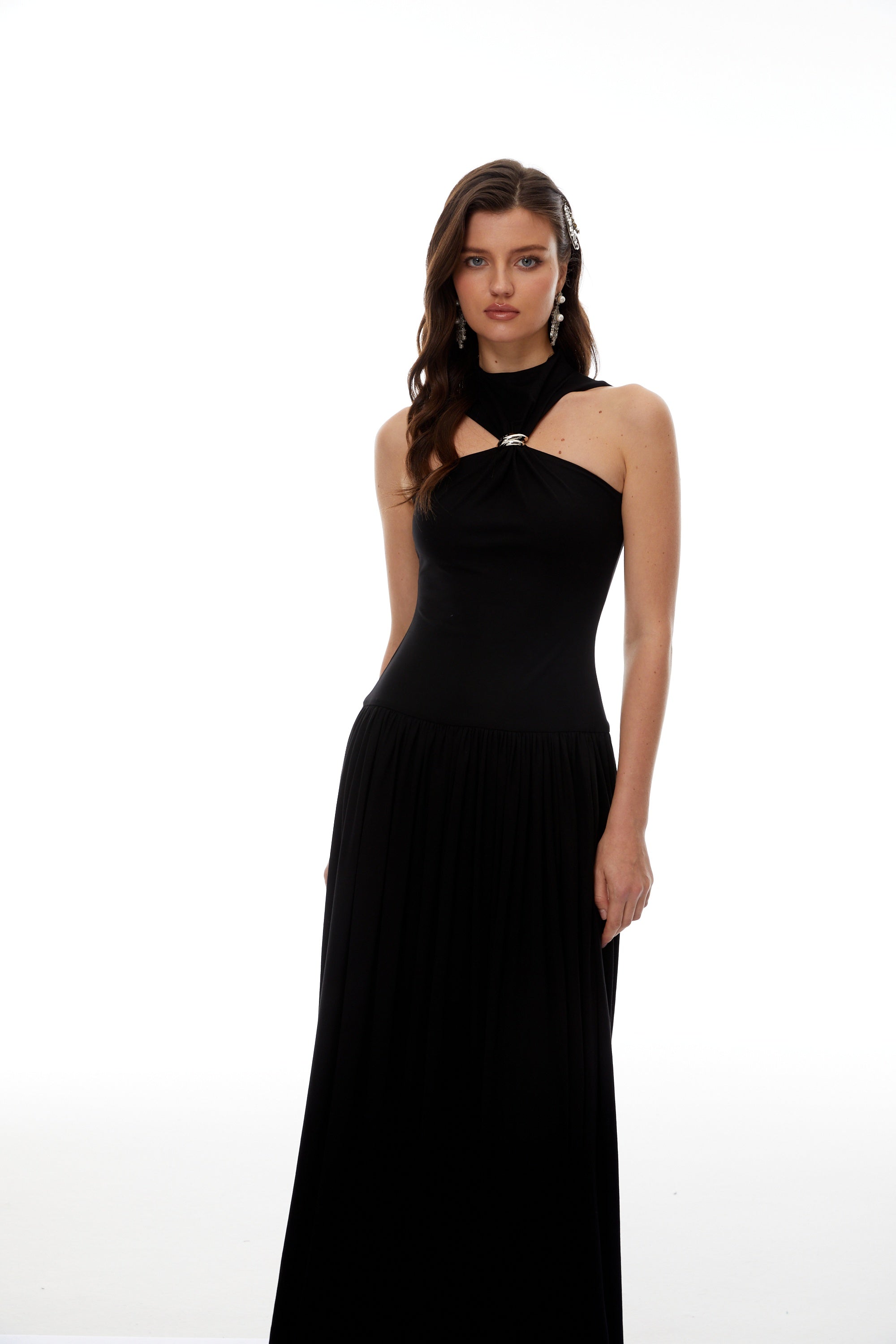 Tomás BlackBlack Halterneck Maxi Dress (Final Sale-US Only)