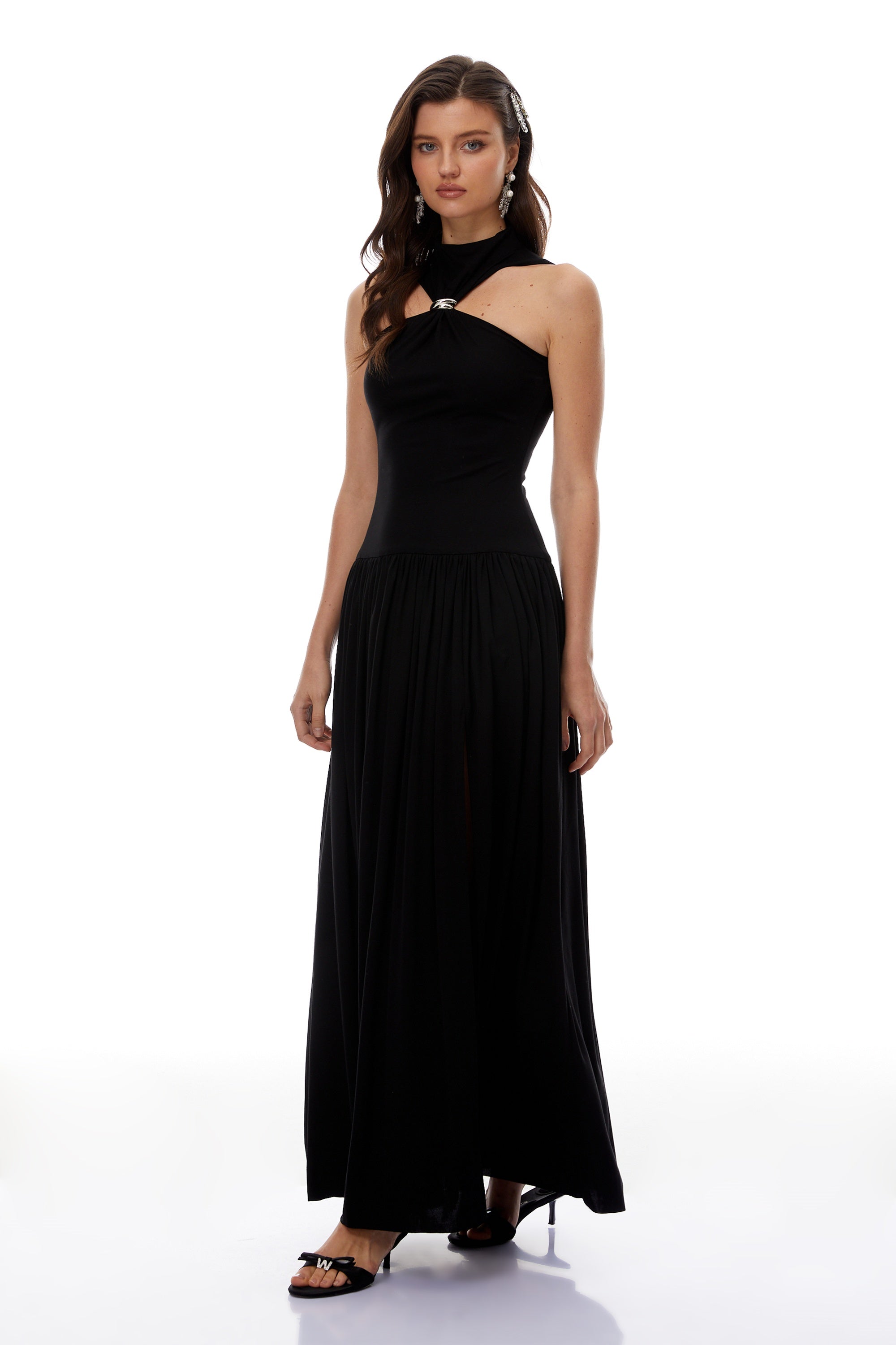 Tomás BlackBlack Halterneck Maxi Dress (Final Sale-US Only)