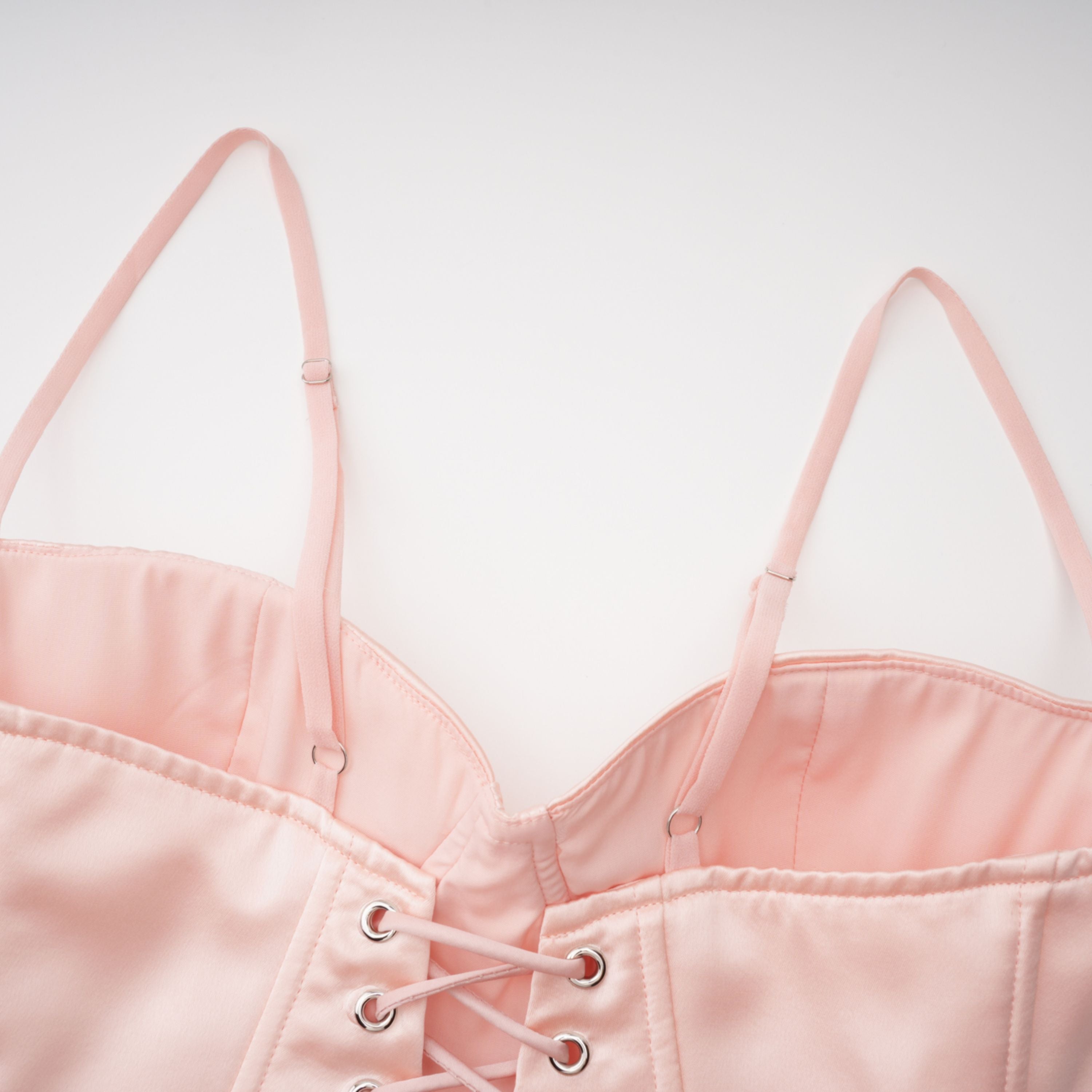 Vasylyna Pink Sweetheart Pleated Maxi Dress (Final Sale-US Only)