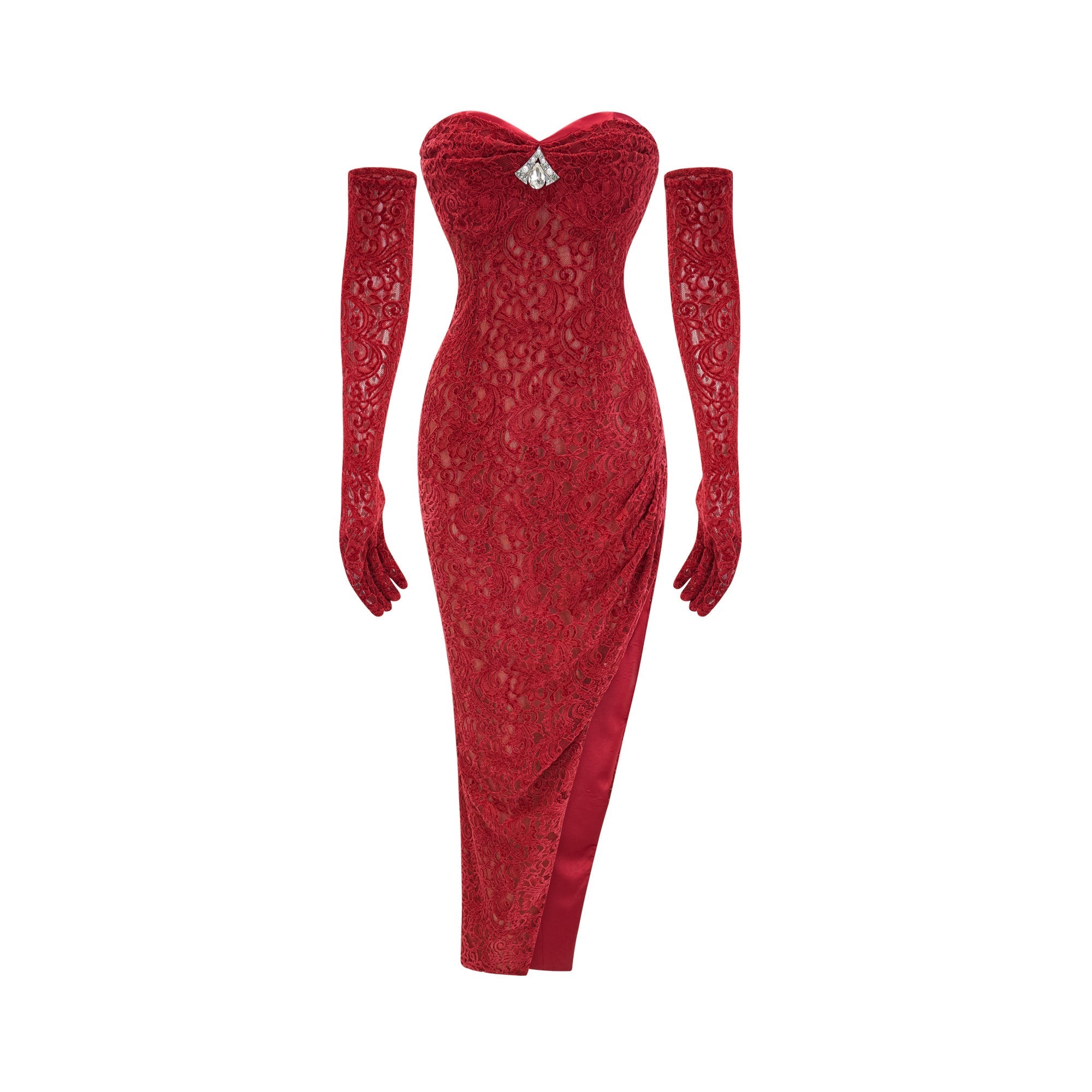 Robe Belle (avec gants) - Miss Rosier - Boutique en ligne pour femmes