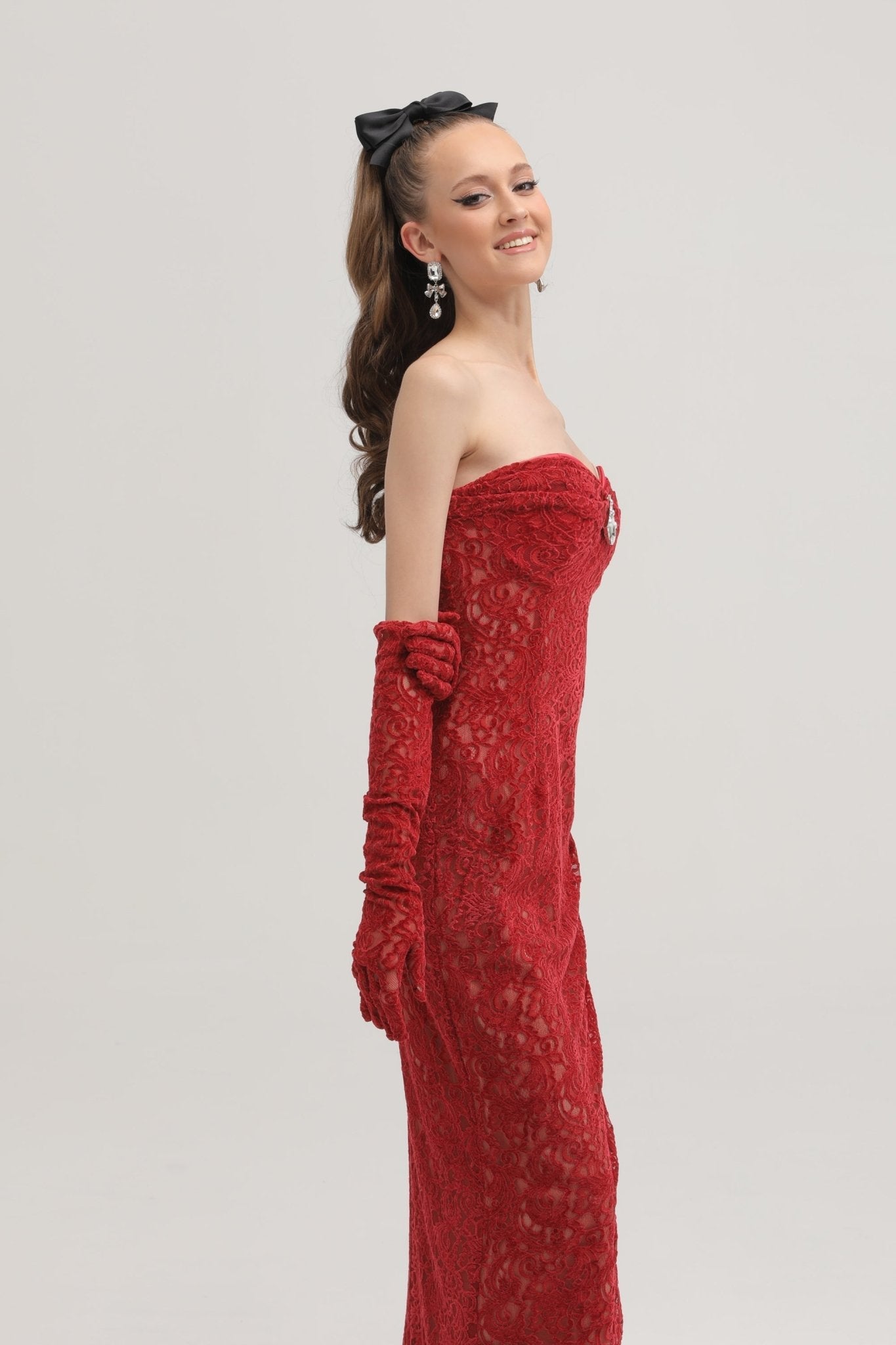 Robe Belle (avec gants) - Miss Rosier - Boutique en ligne pour femmes