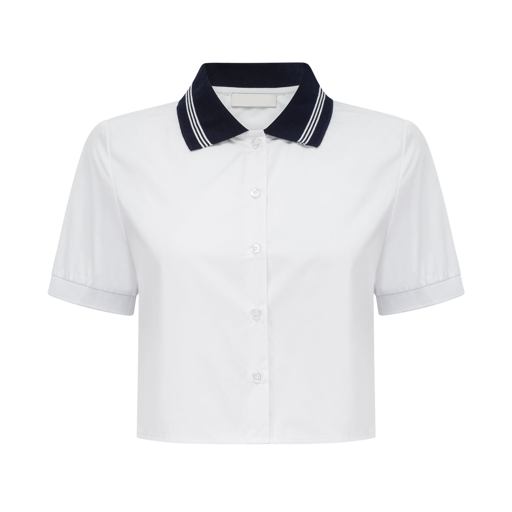 Sandrine color-block shirt & skirt matching set (Final Sale)
