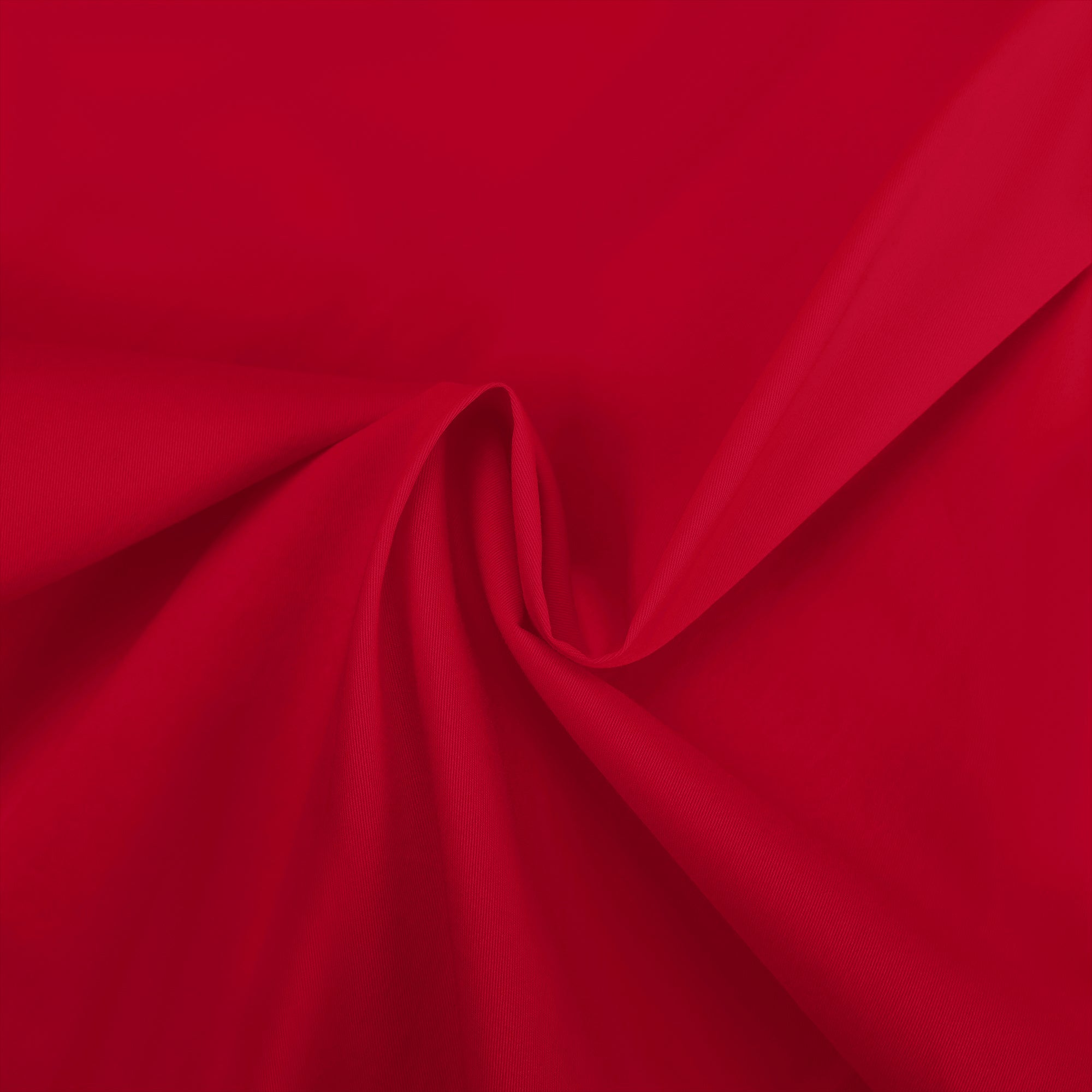 Robe midi Eponine rouge à volants et ourlet évasé