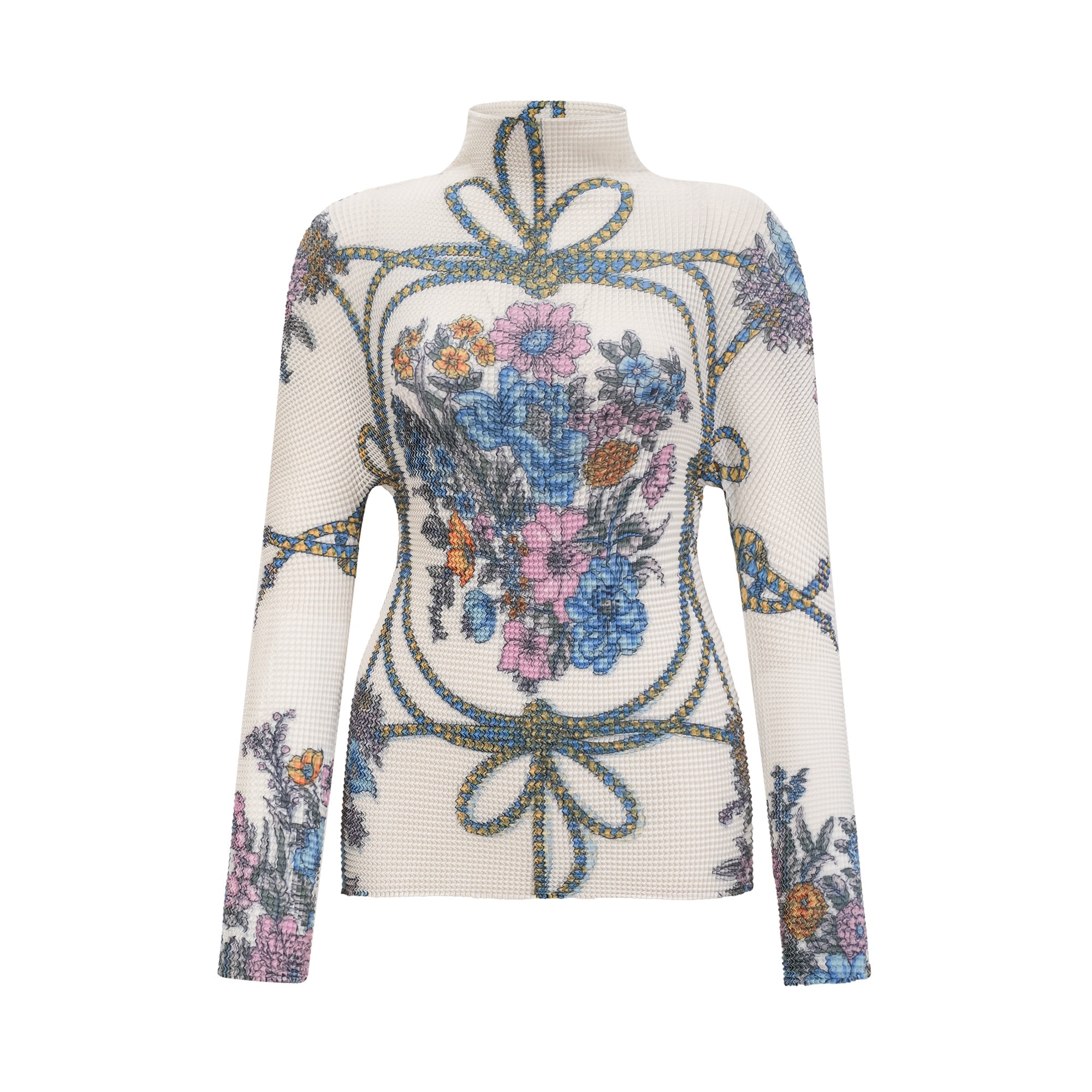 Huguette pattern-print top & skirt matching set (Final Sale)