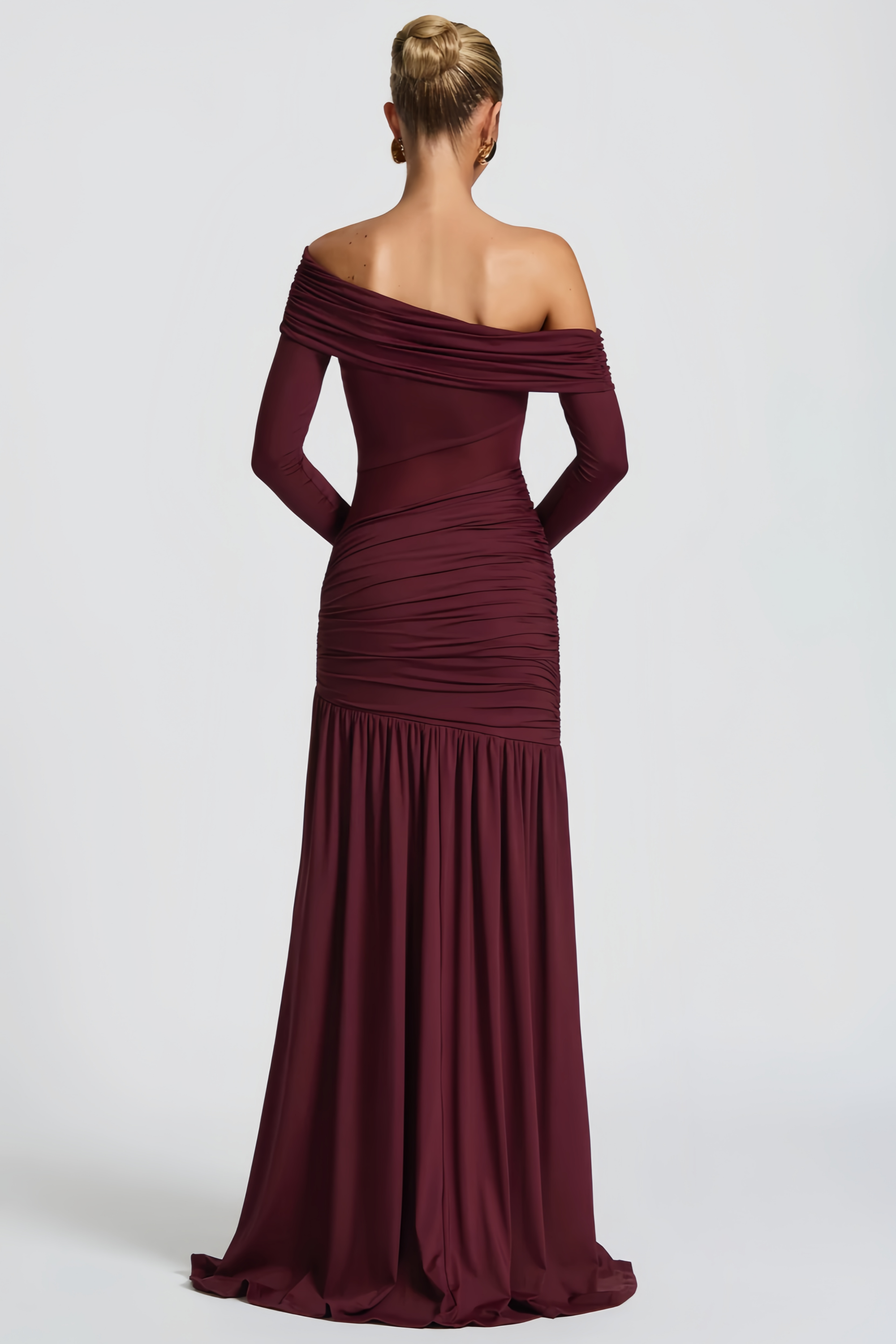 Maxi Dress in Cherry Lacquer