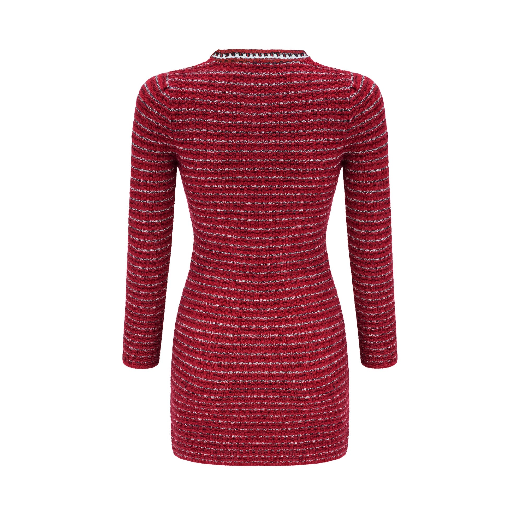 Faustine bow-detailed knit mini dress (Final Sale)
