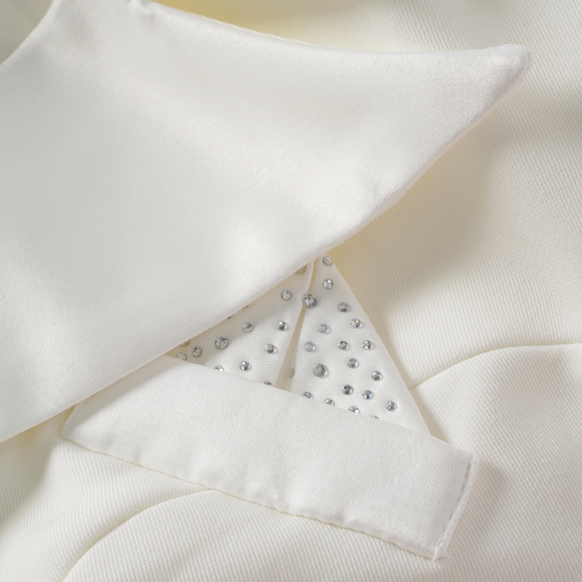 Inmaculada White Boned Bodice Mini Blazer Dress (Final Sale)
