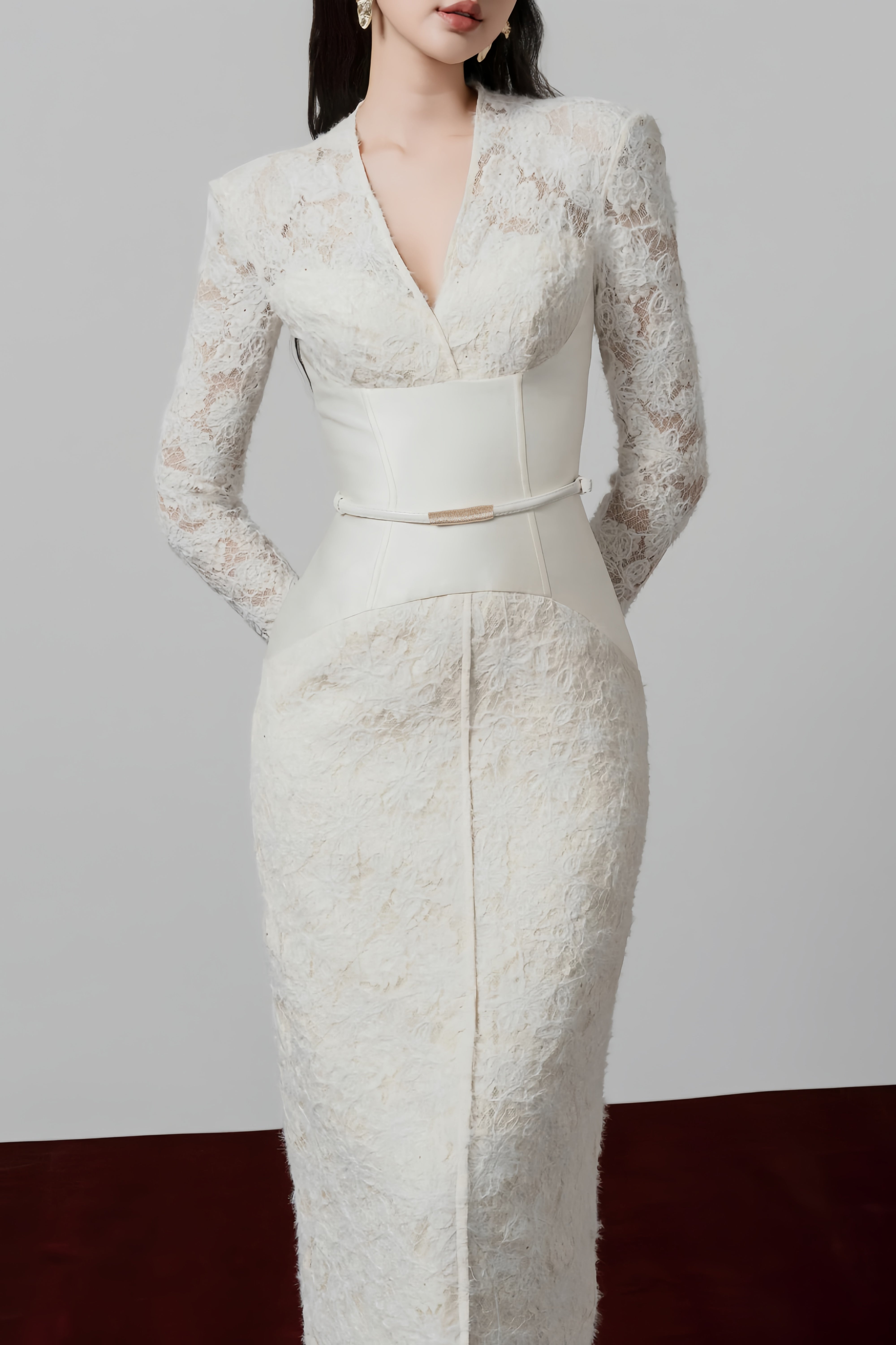 Pencil Dress With Corset