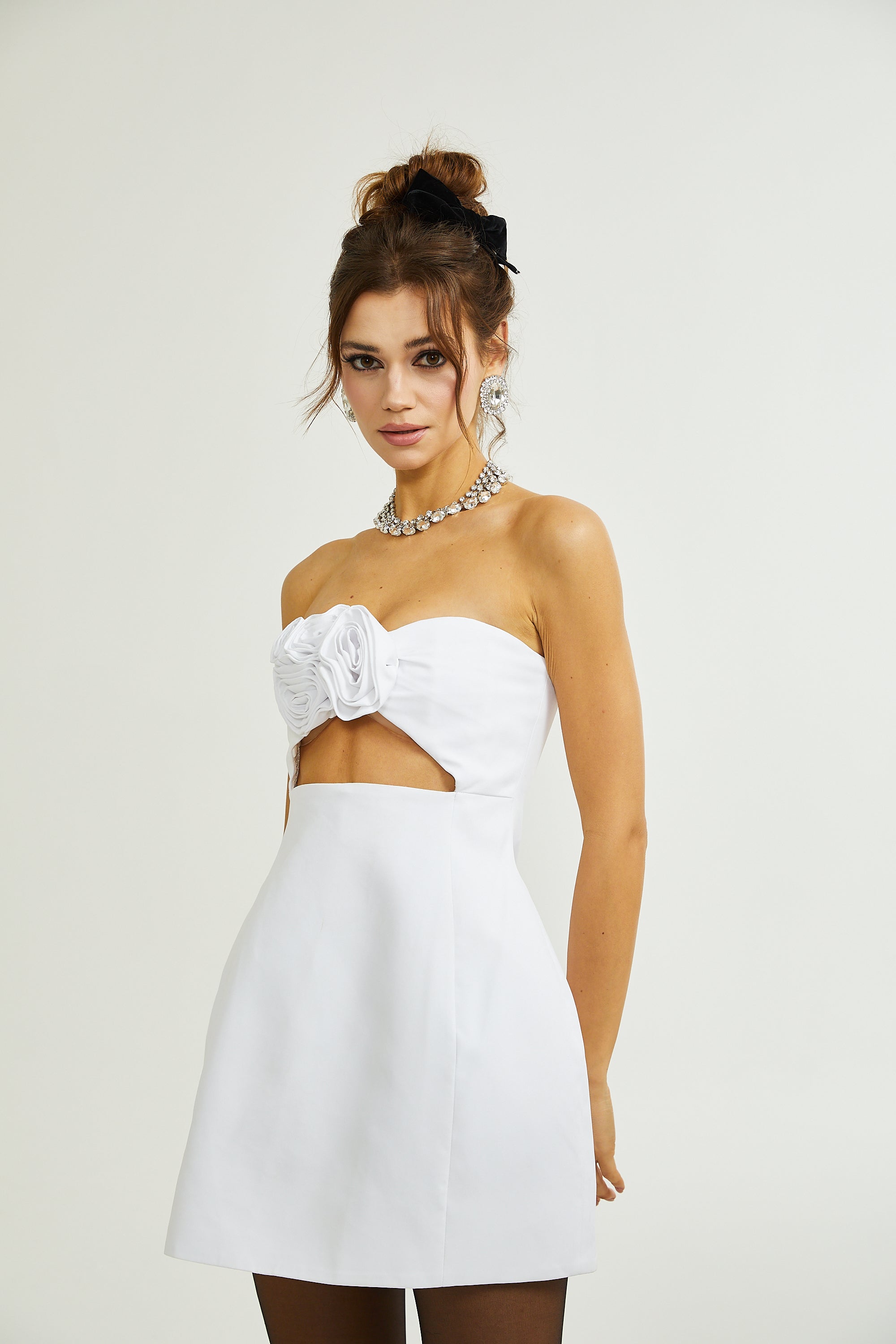 Jaina cut-out floral dress (Final Sale)