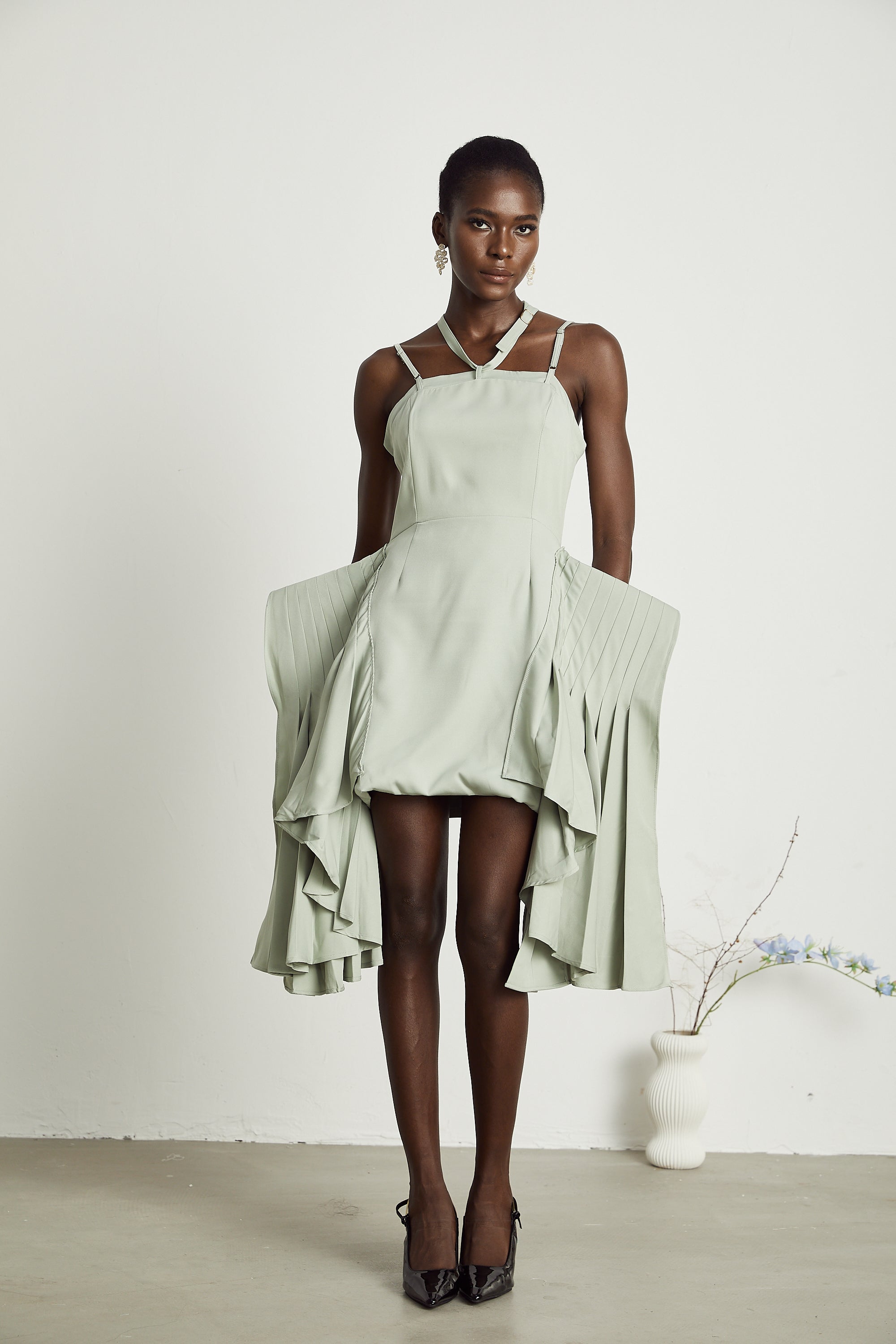 Michel layered-hemline mini dress (Final Sale-US Only)
