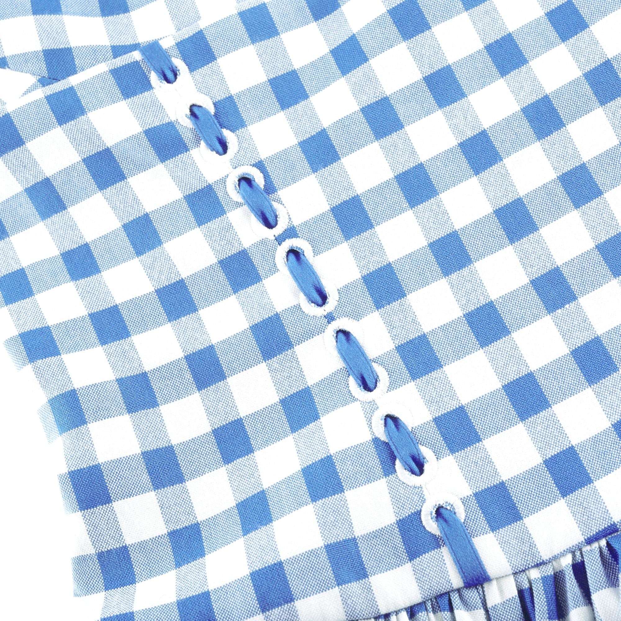 Diane gingham midi dress (Final Sale-US Only)