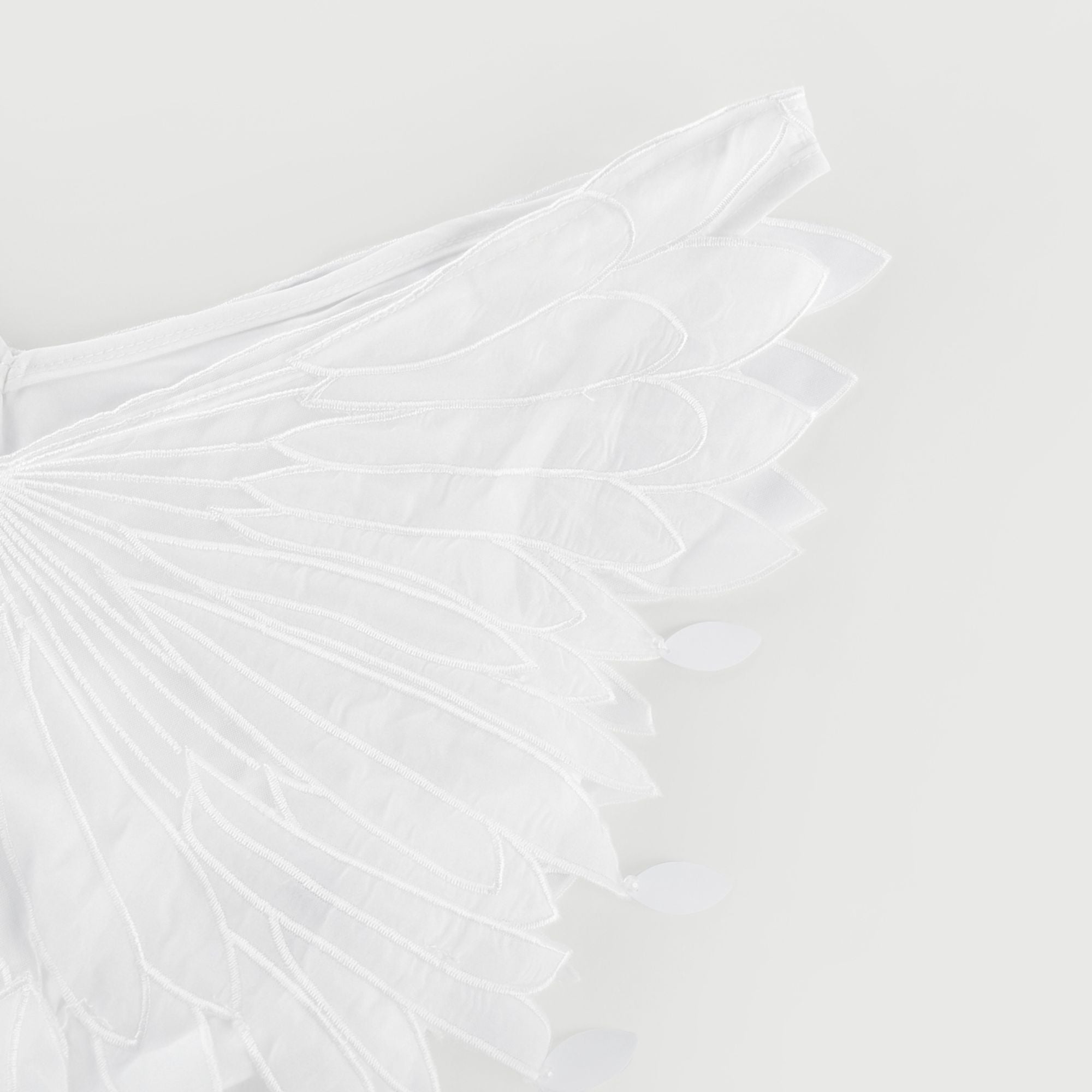 Françoise feather-embellished pleated mini dress (Final Sale)