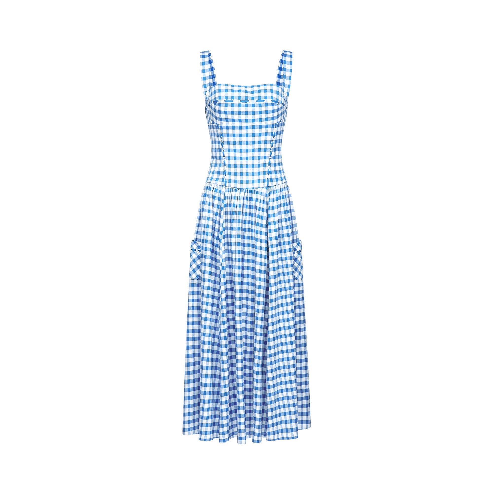 Diane gingham midi dress (Final Sale-US Only)
