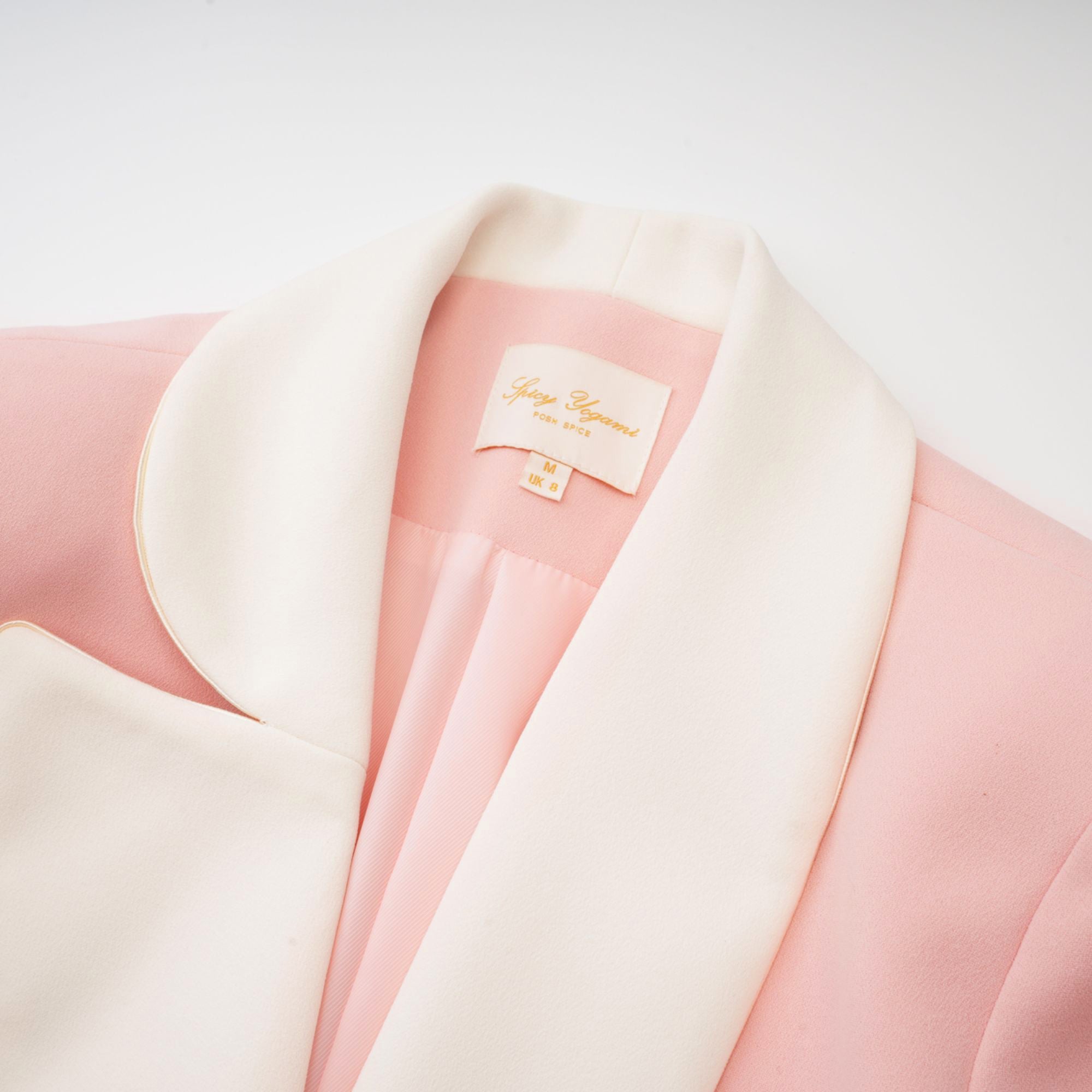 Claretta colour-block blazer & pants matching set (Final Sale)