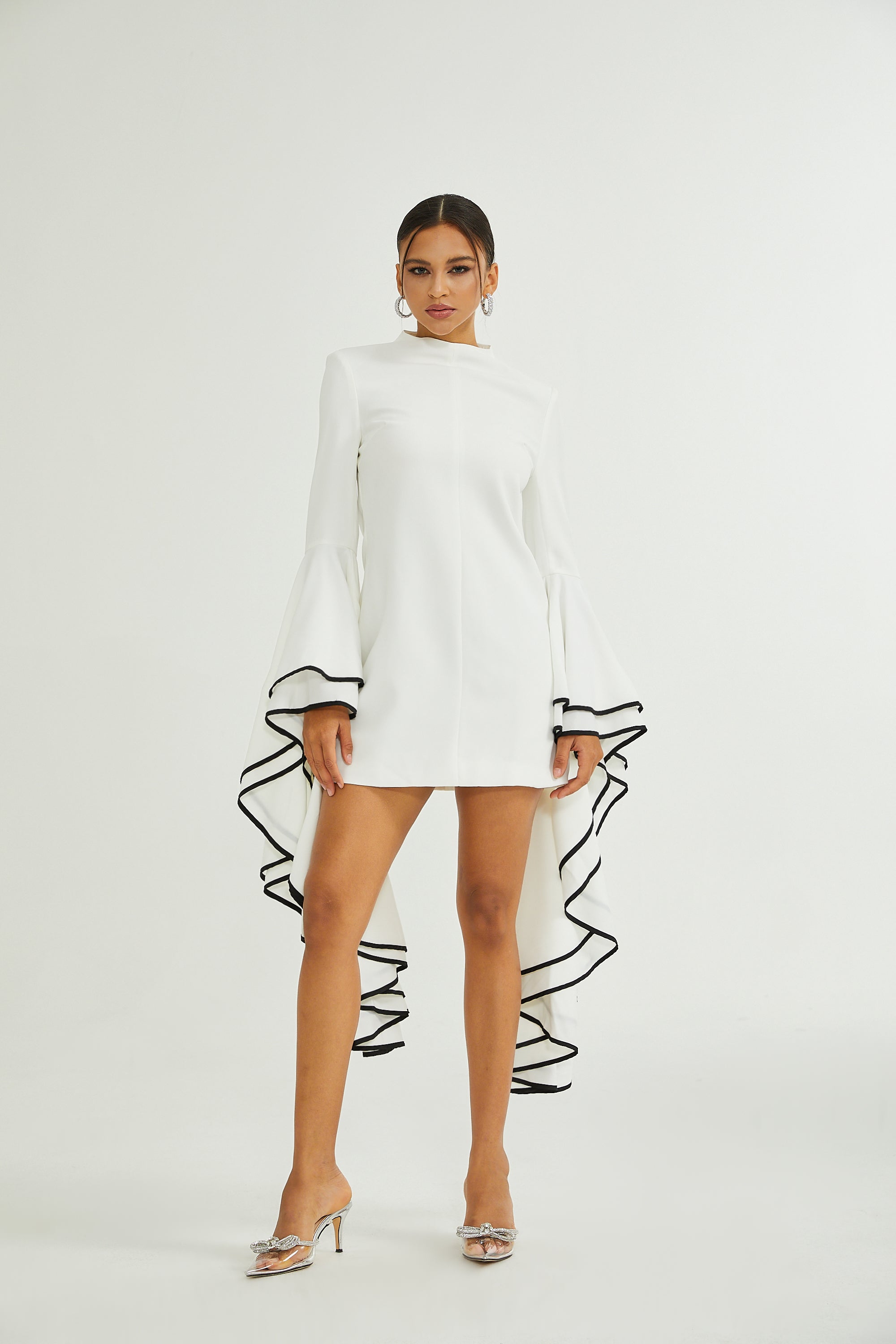 Madeleine ruffle-sleeve dress (Final Sale)
