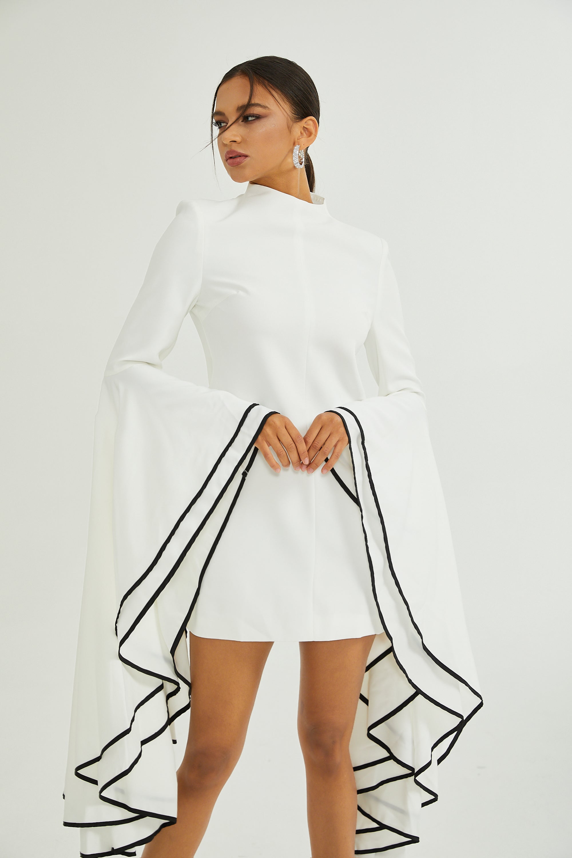 Madeleine ruffle-sleeve dress (Final Sale)