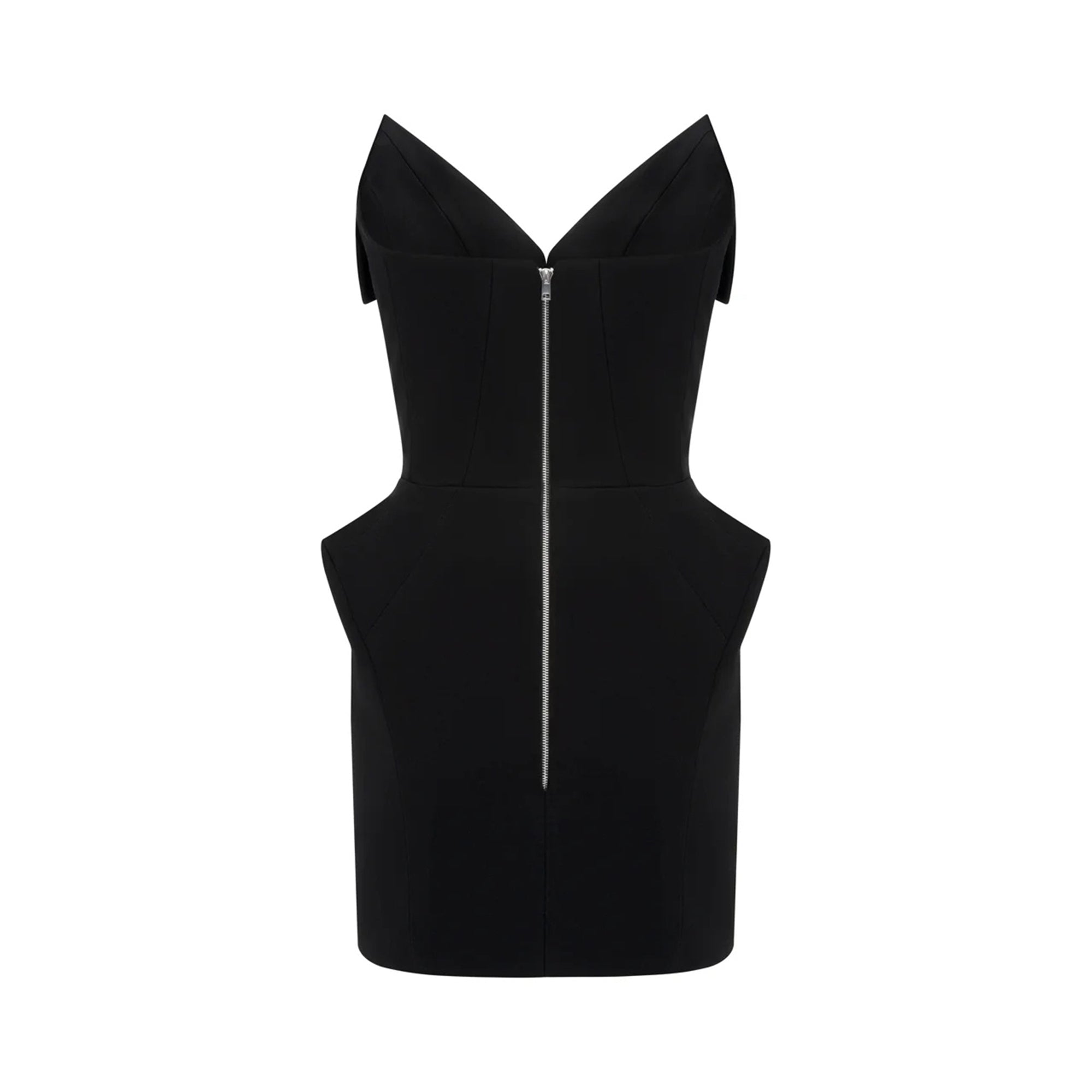 Alba Black Barrel Waist Corset Mini Dress (Final Sale)