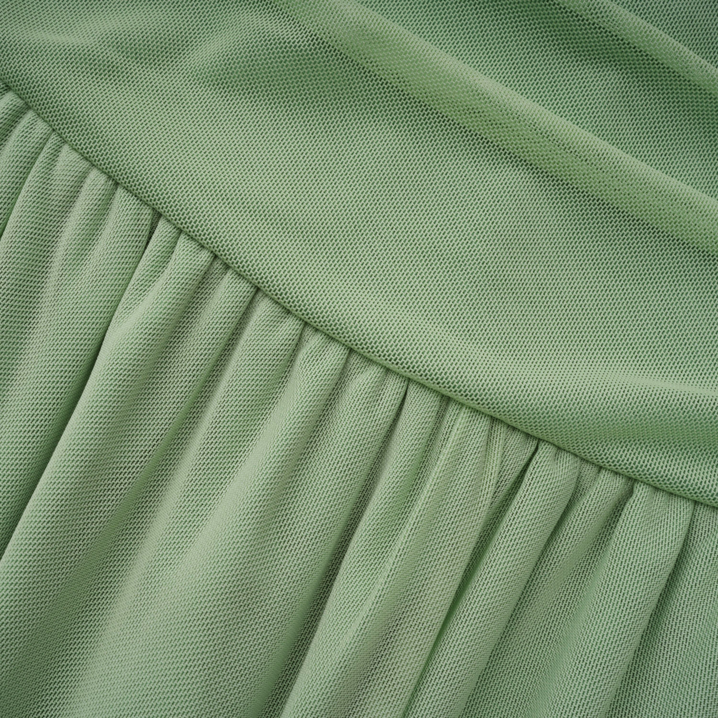 Amity Green Halterneck Bustier Top & Skirt Set