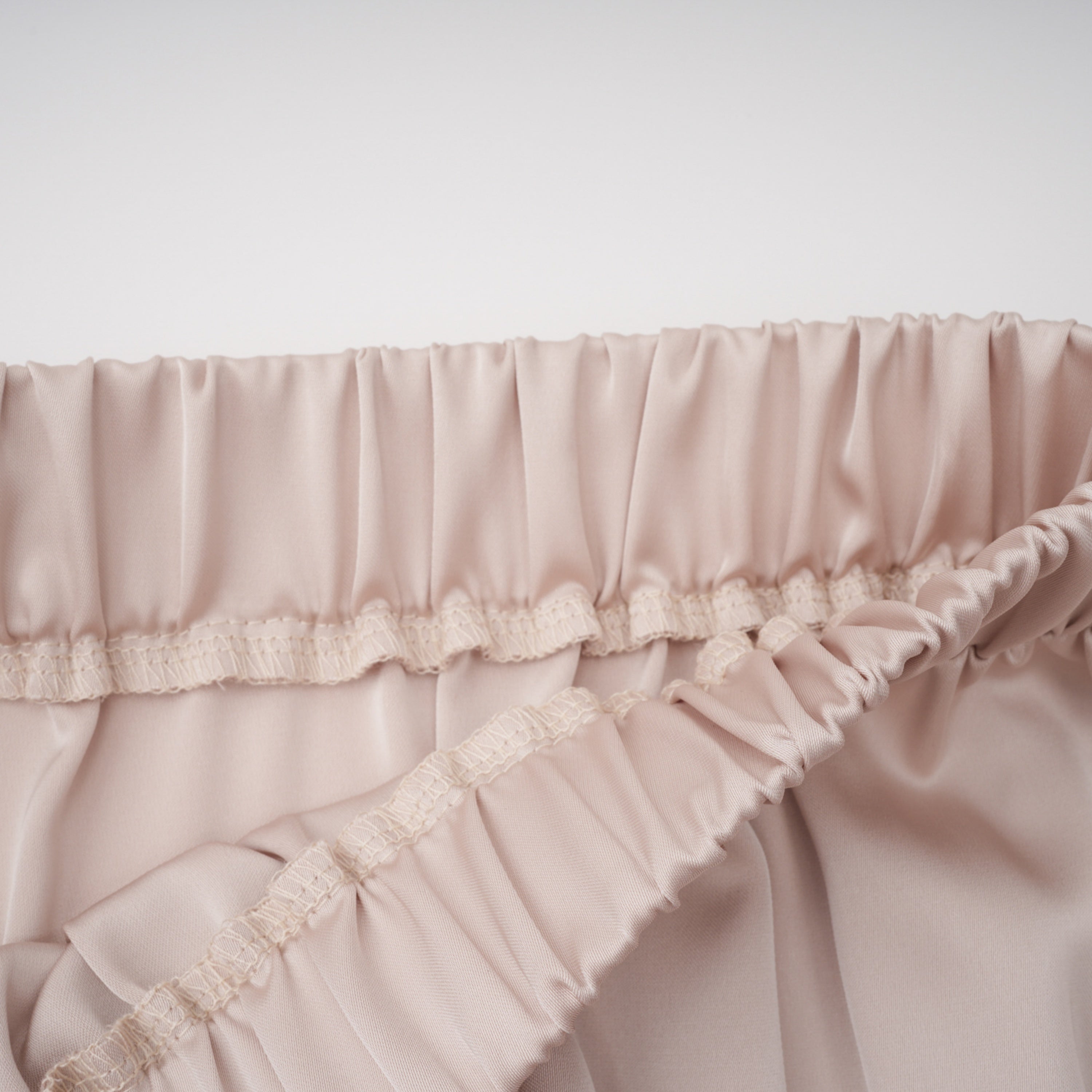 Aoraki Cream One Shoulder Top & Skirt Set with Lace Trim