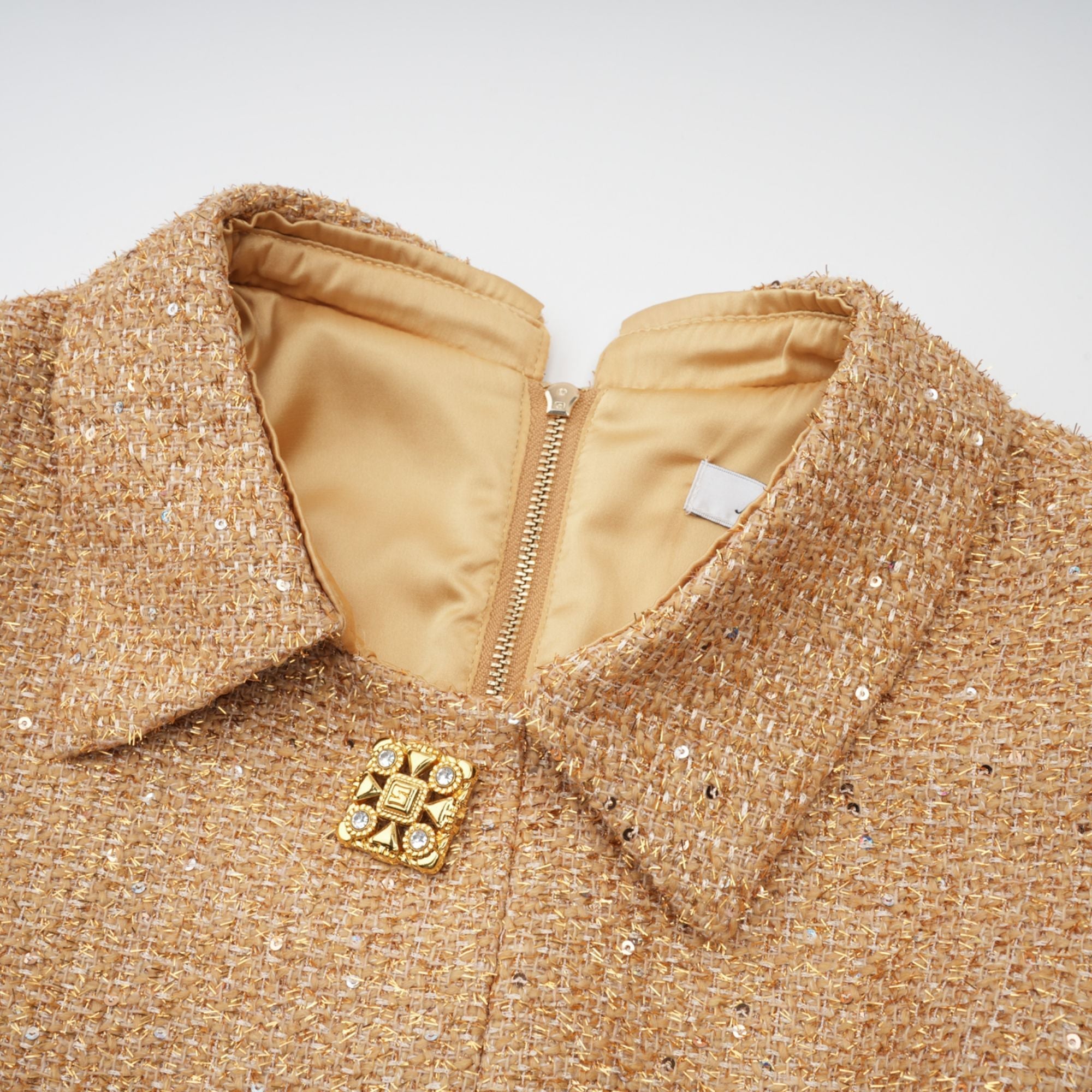 Morgane tweed long-sleeve mini dress (Final Sale-US Only)