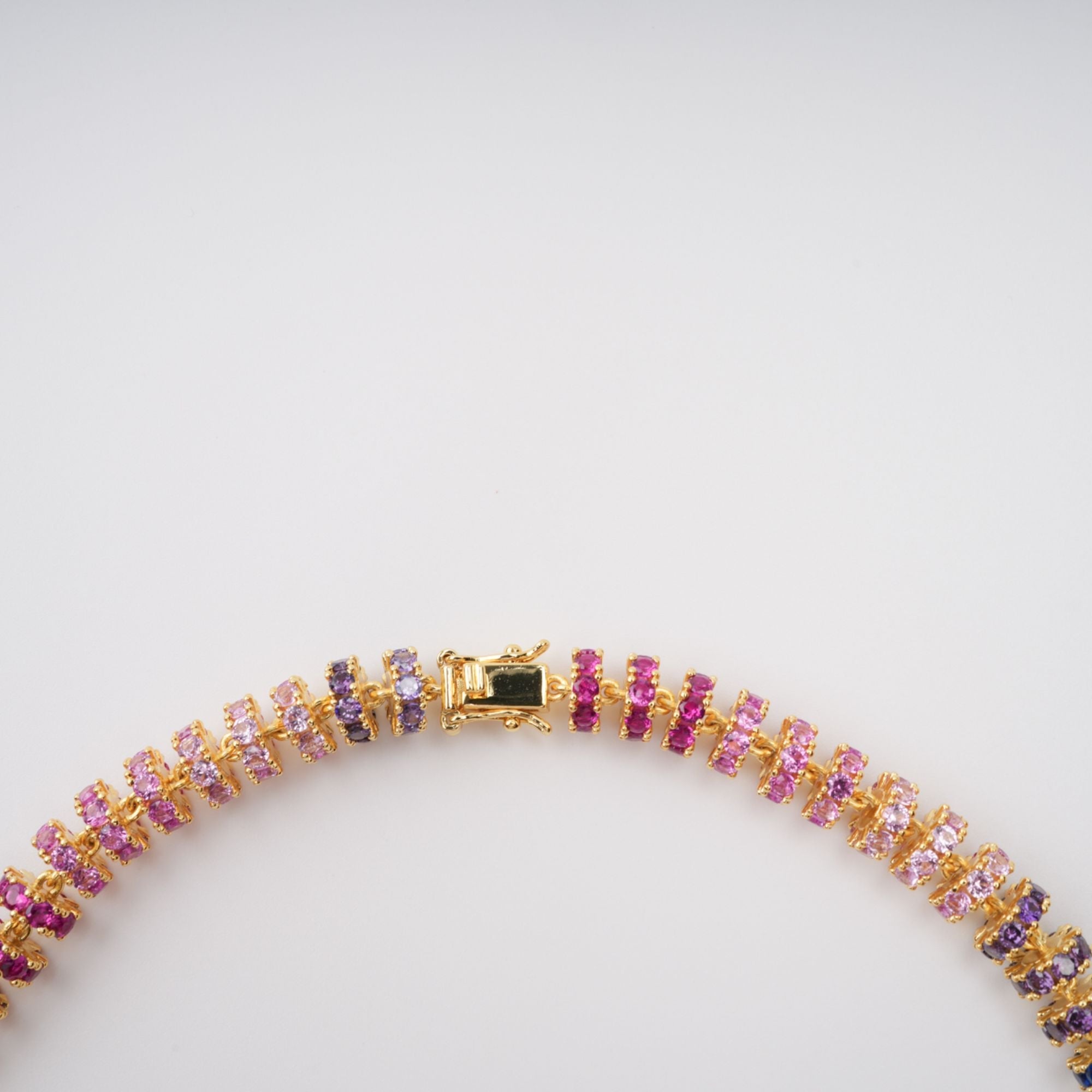 Sandrine Gold Tone Crystal Embellished Necklace (Final Sale)