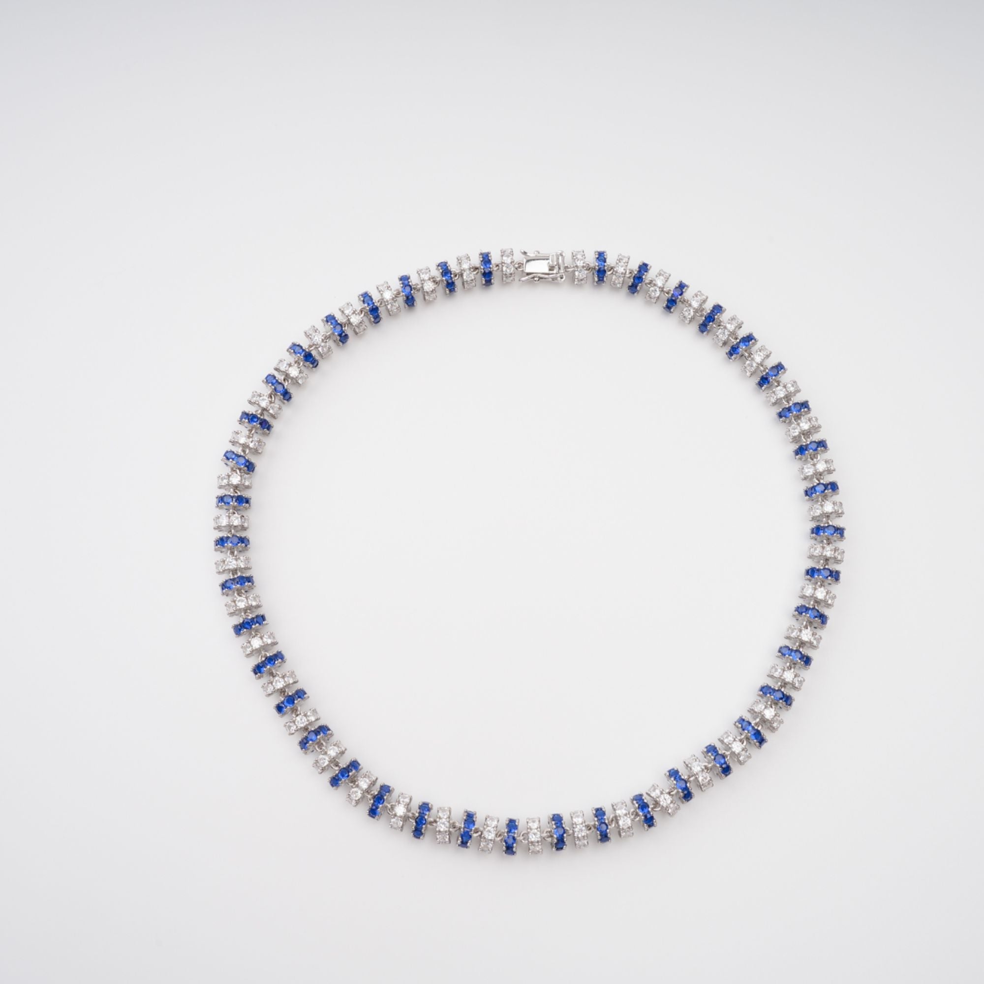 Sandrine Blue Crystal-Embellished Necklace (Final Sale)