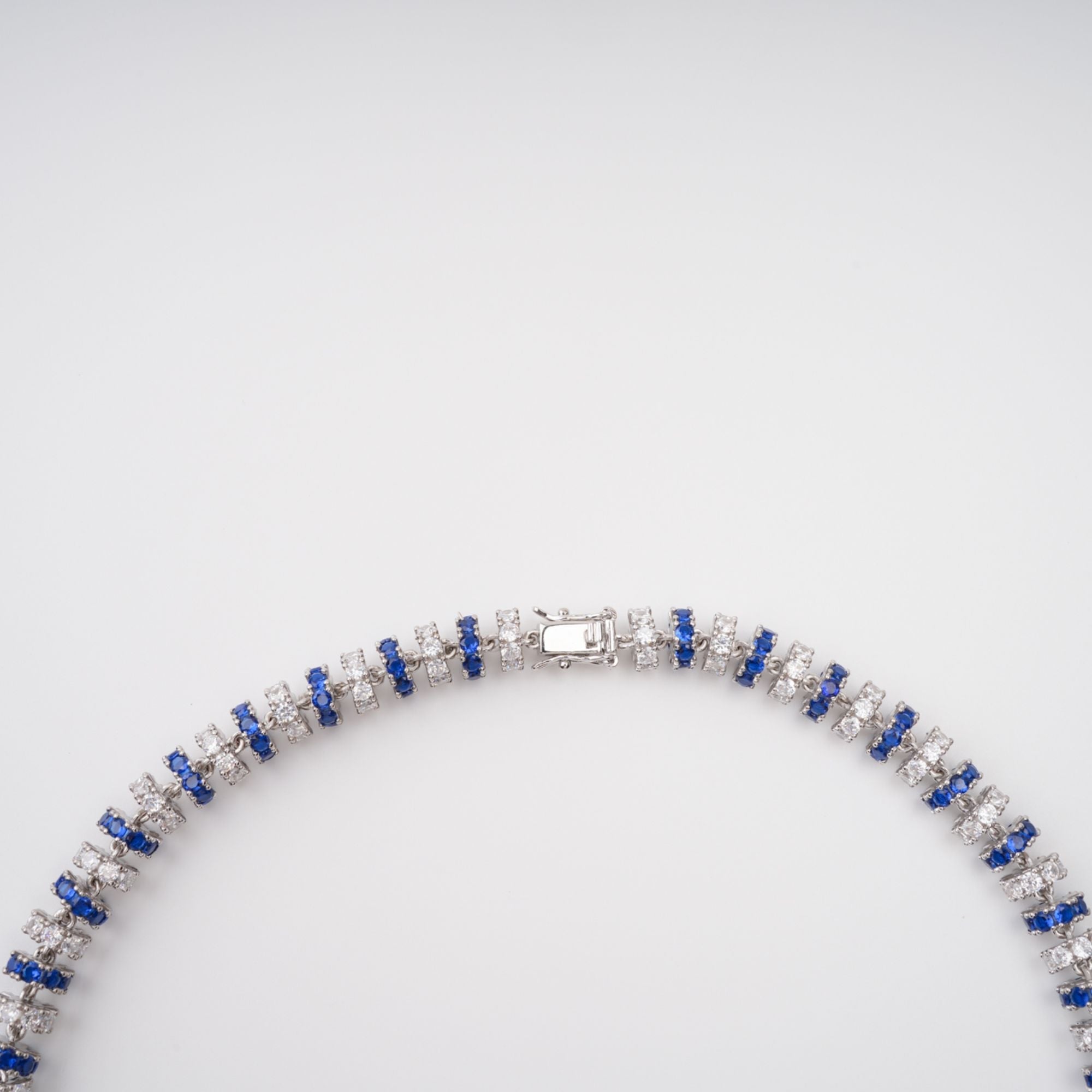 Sandrine Blue Crystal-Embellished Necklace (Final Sale)