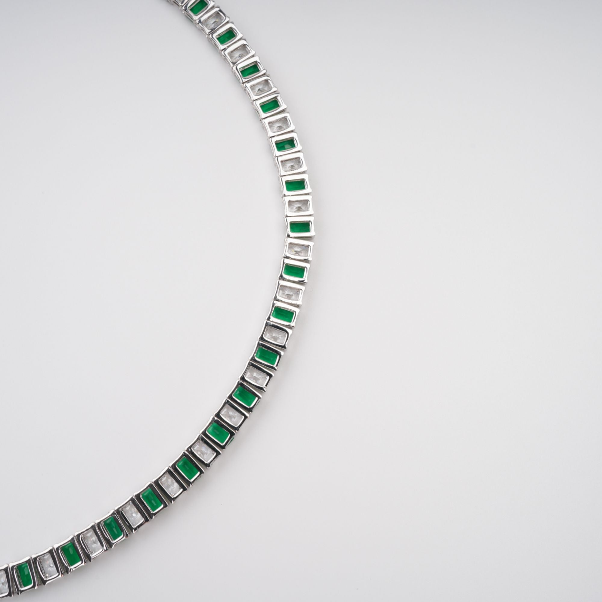 Florence Green Crystal-Embellished Necklace (Final Sale)