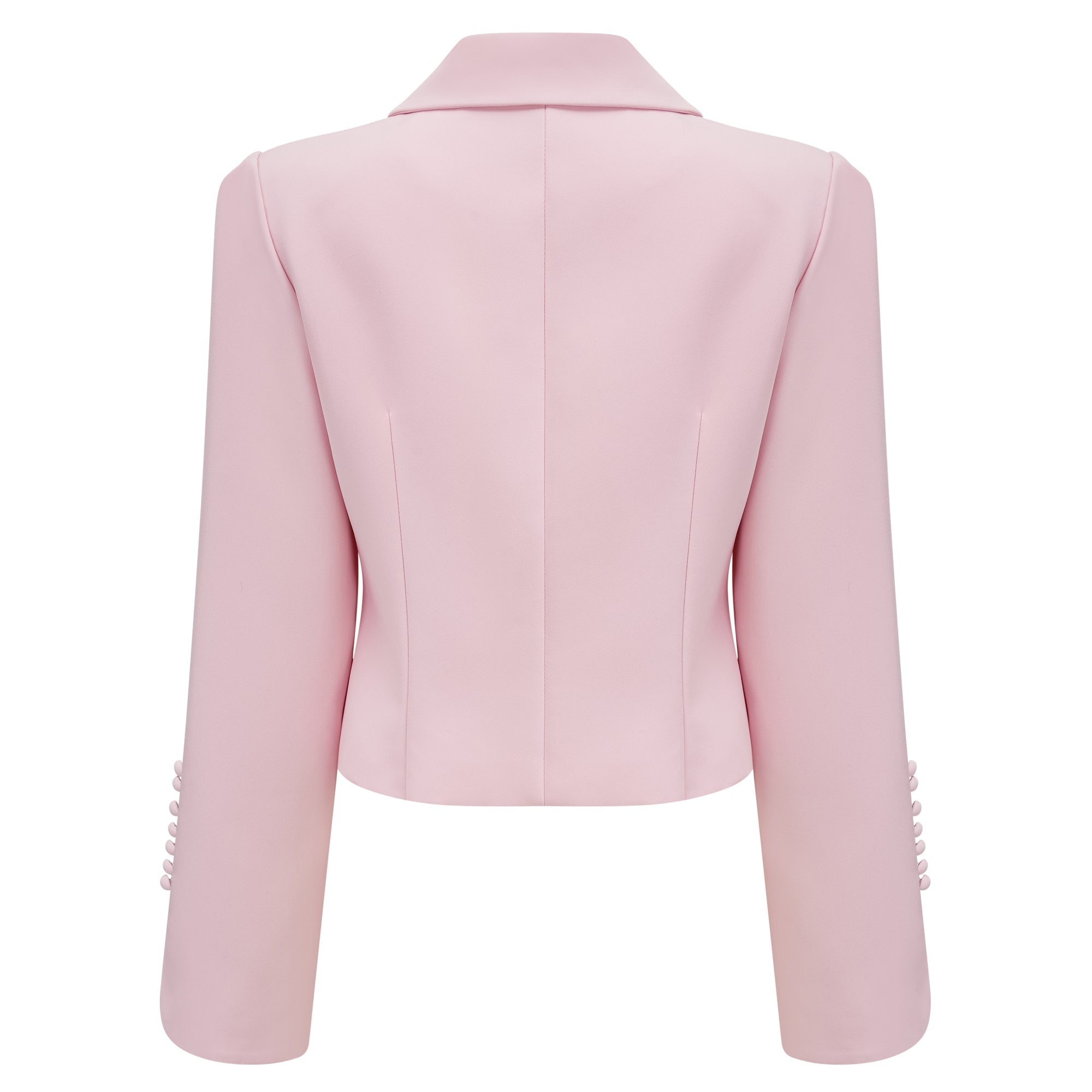 Pink Peter Pan Collar Jacket & Skirt