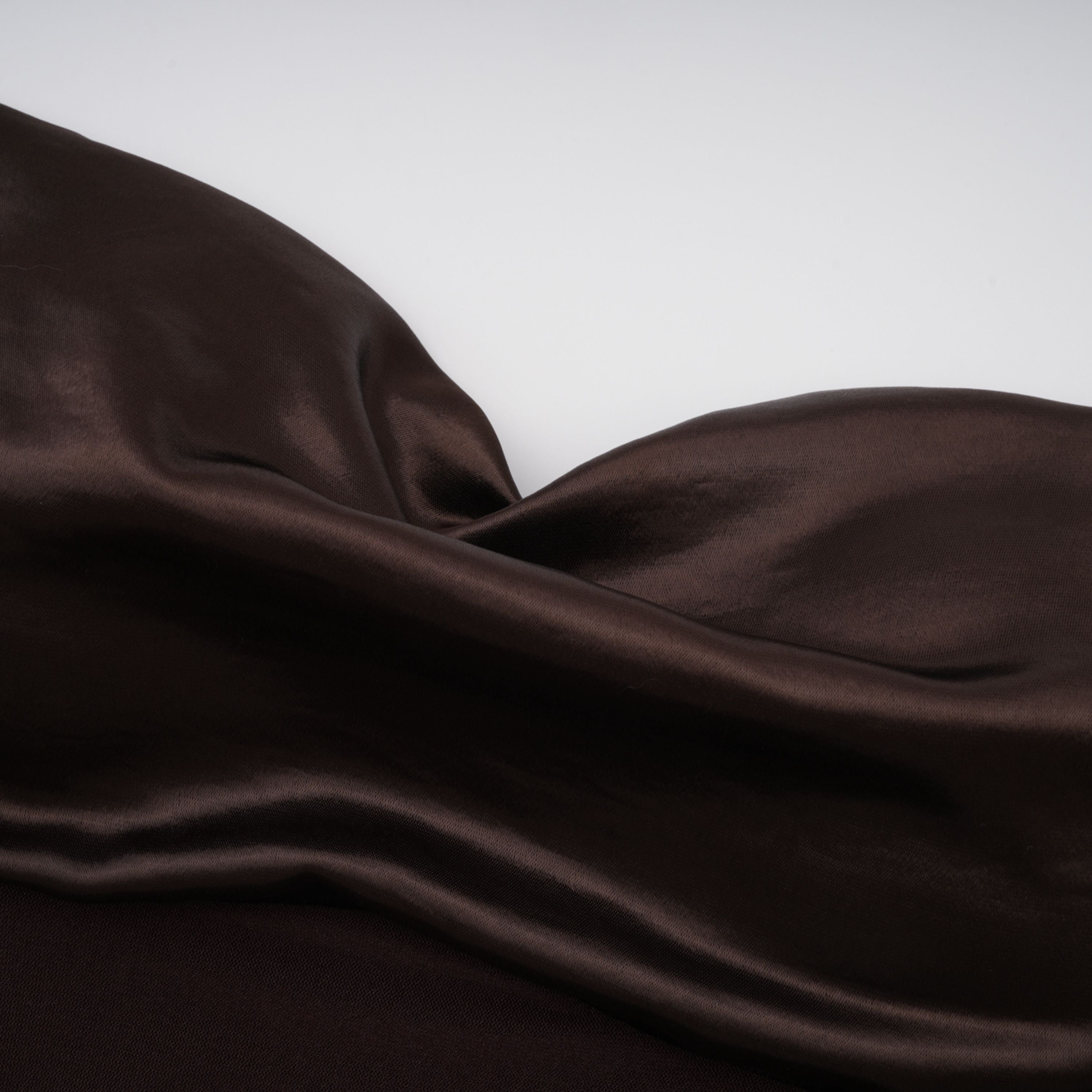 Gitta Brown Off Shoulder Satin Maxi Gown (Final Sale)