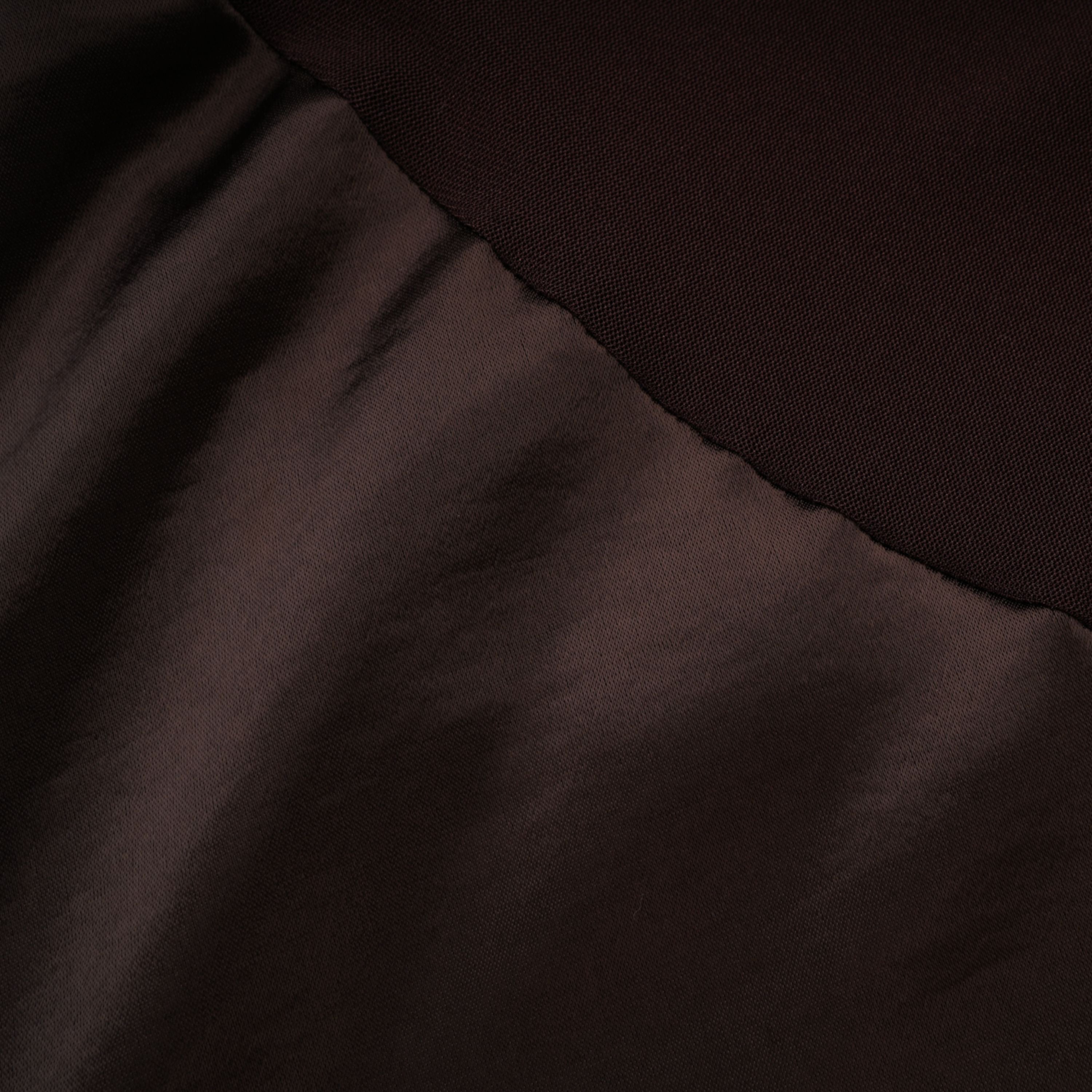 Gitta Brown Off Shoulder Satin Maxi Gown (Final Sale)