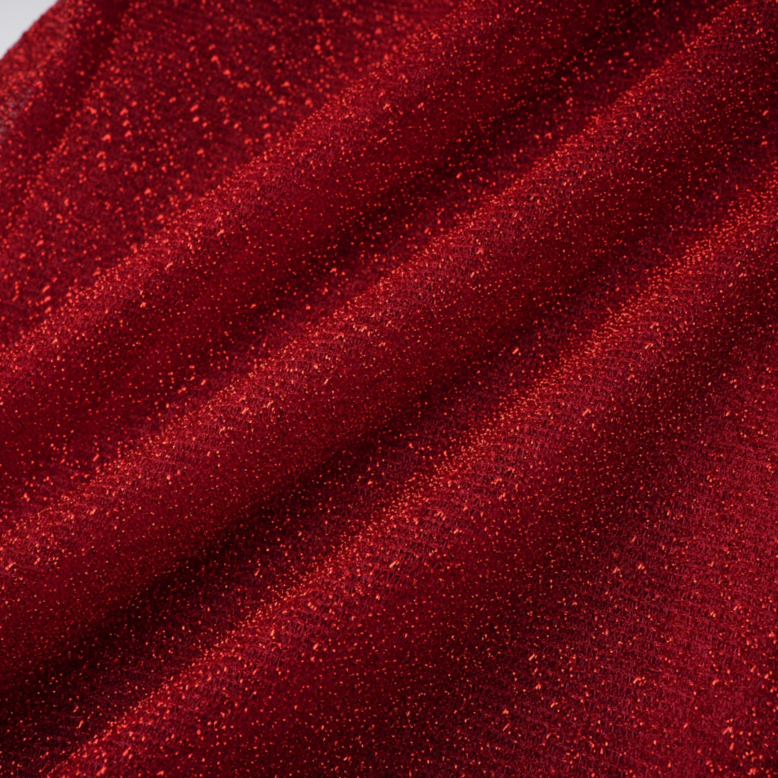 Orabelle Red Brilliance Drop Shiny Dress (Final Sale)
