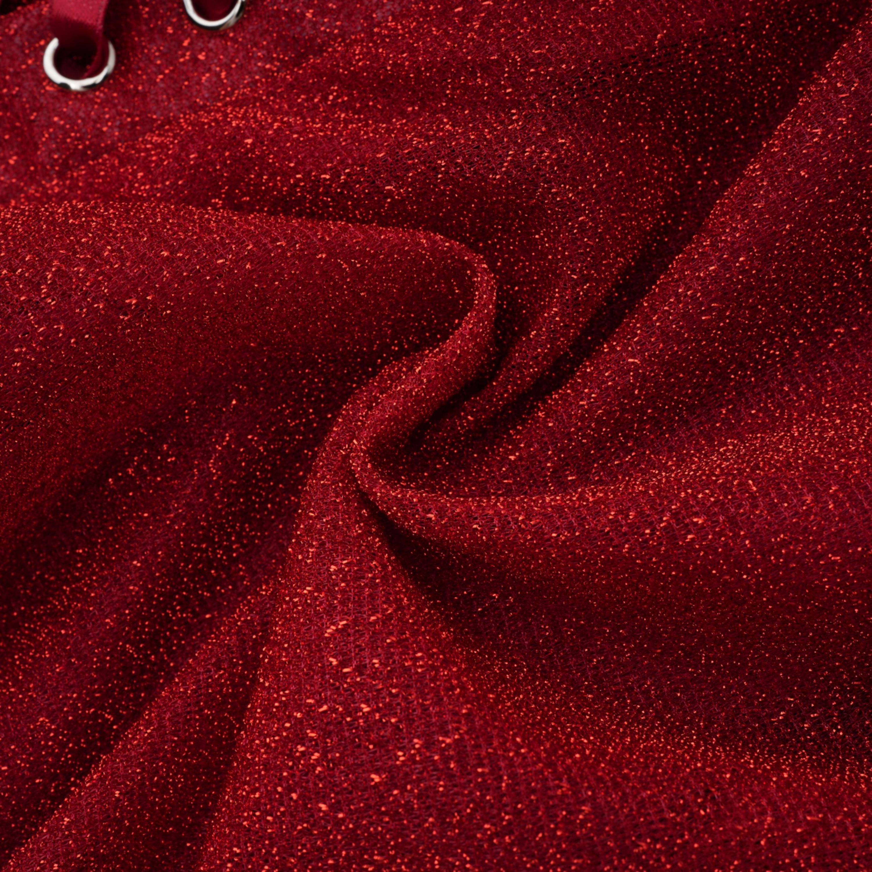 Orabelle Red Brilliance Drop Shiny Dress (Final Sale-US Only)