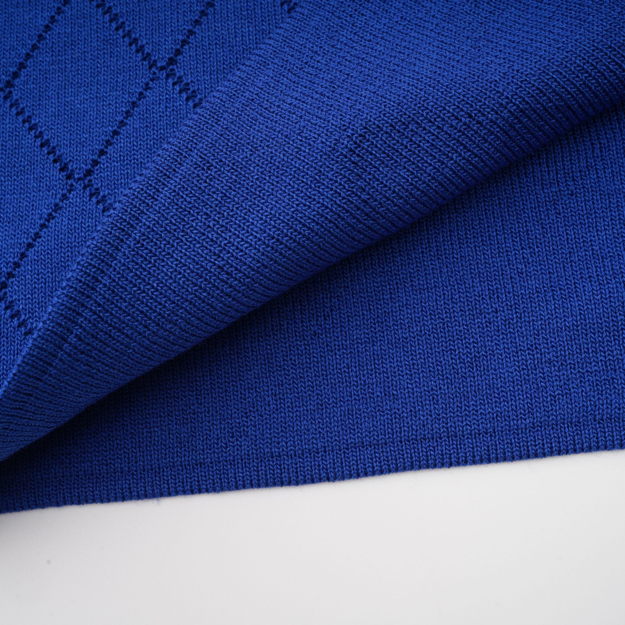 Maëlys blue button-detail knitted top & skirt matching set (Final Sale)