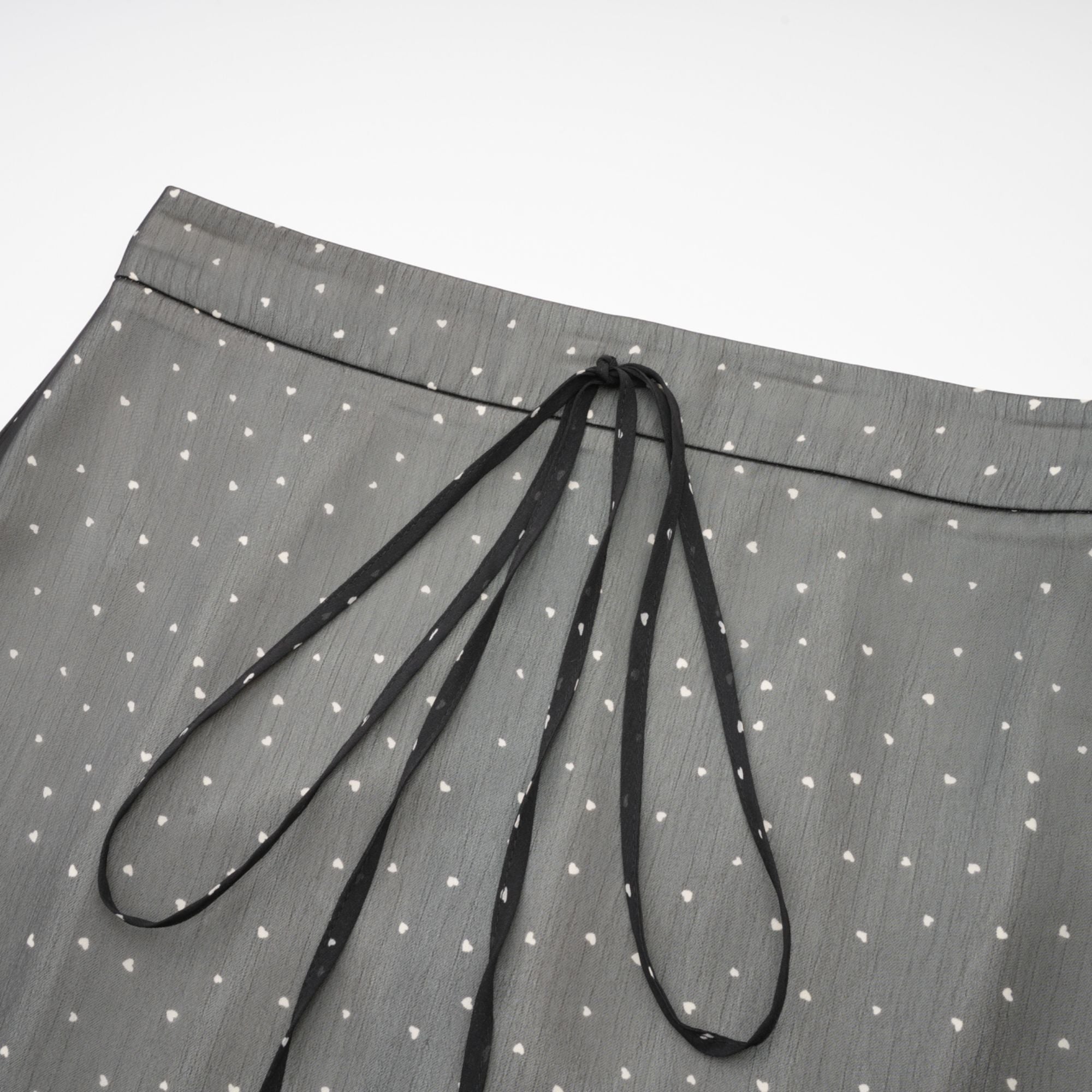 Gisèle tie-waisted polka-dot print skirt (Final Sale)