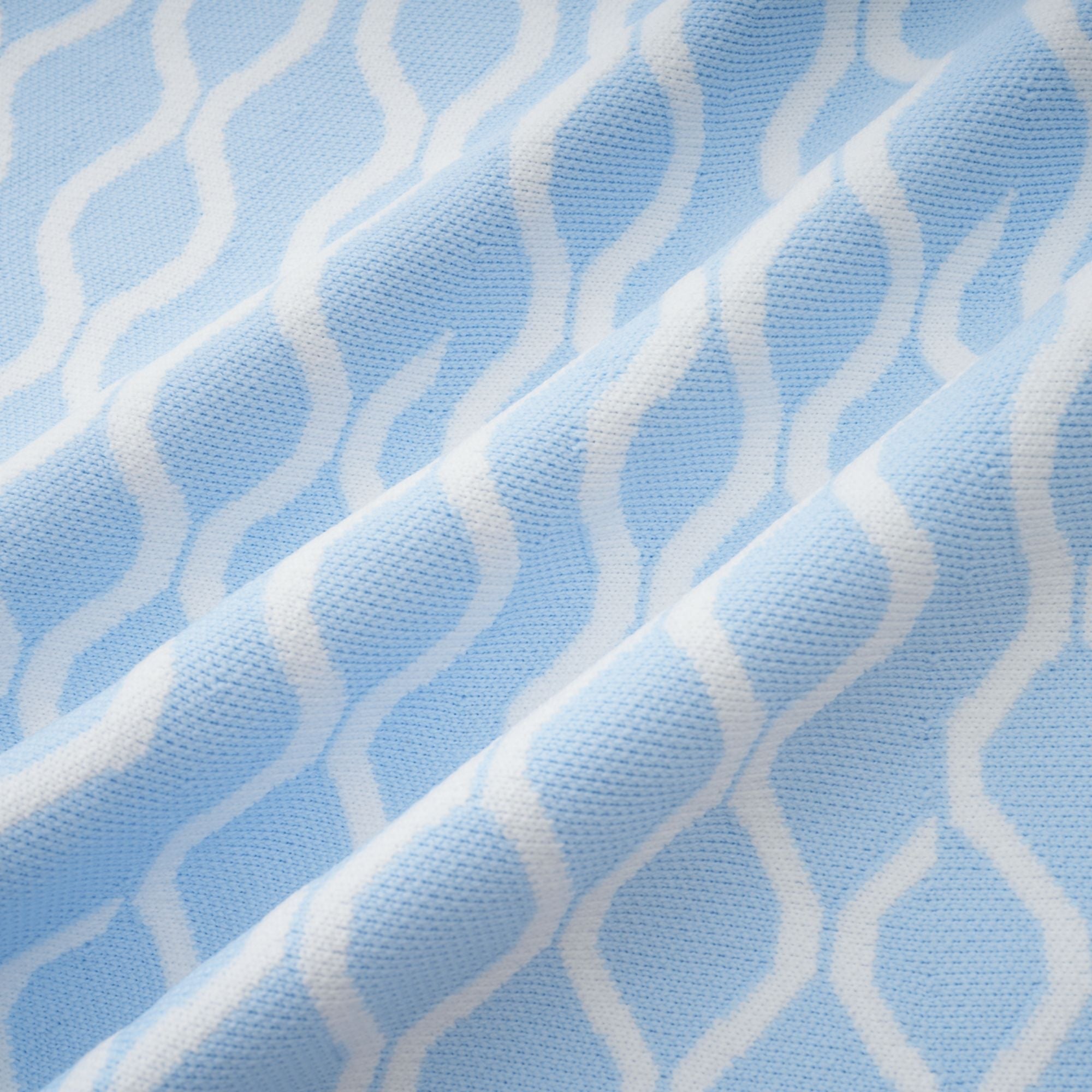 Mini-robe sans manches à motif jacquard Hélène