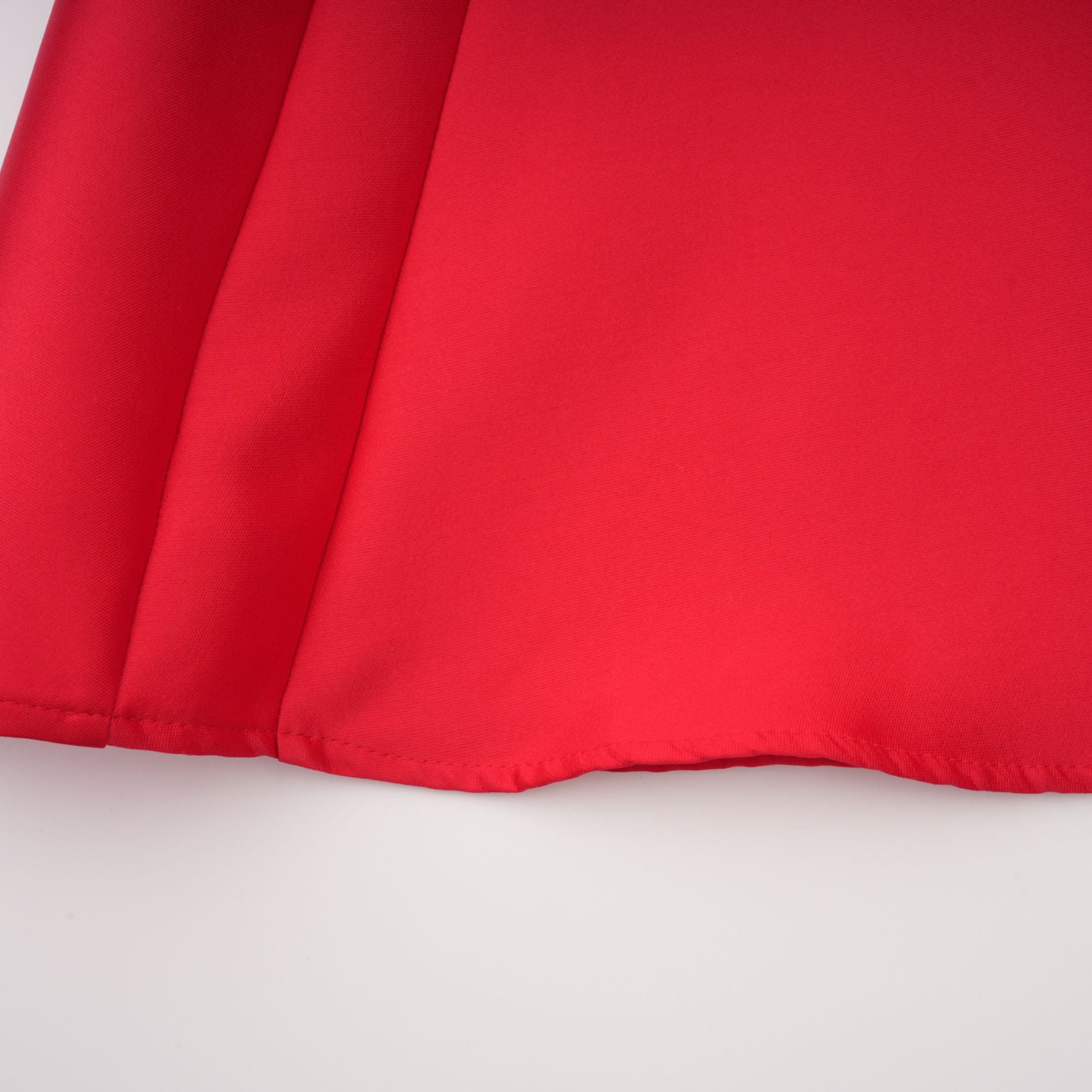 Aventin Red Godet Design Midi Dress (Final Sale)