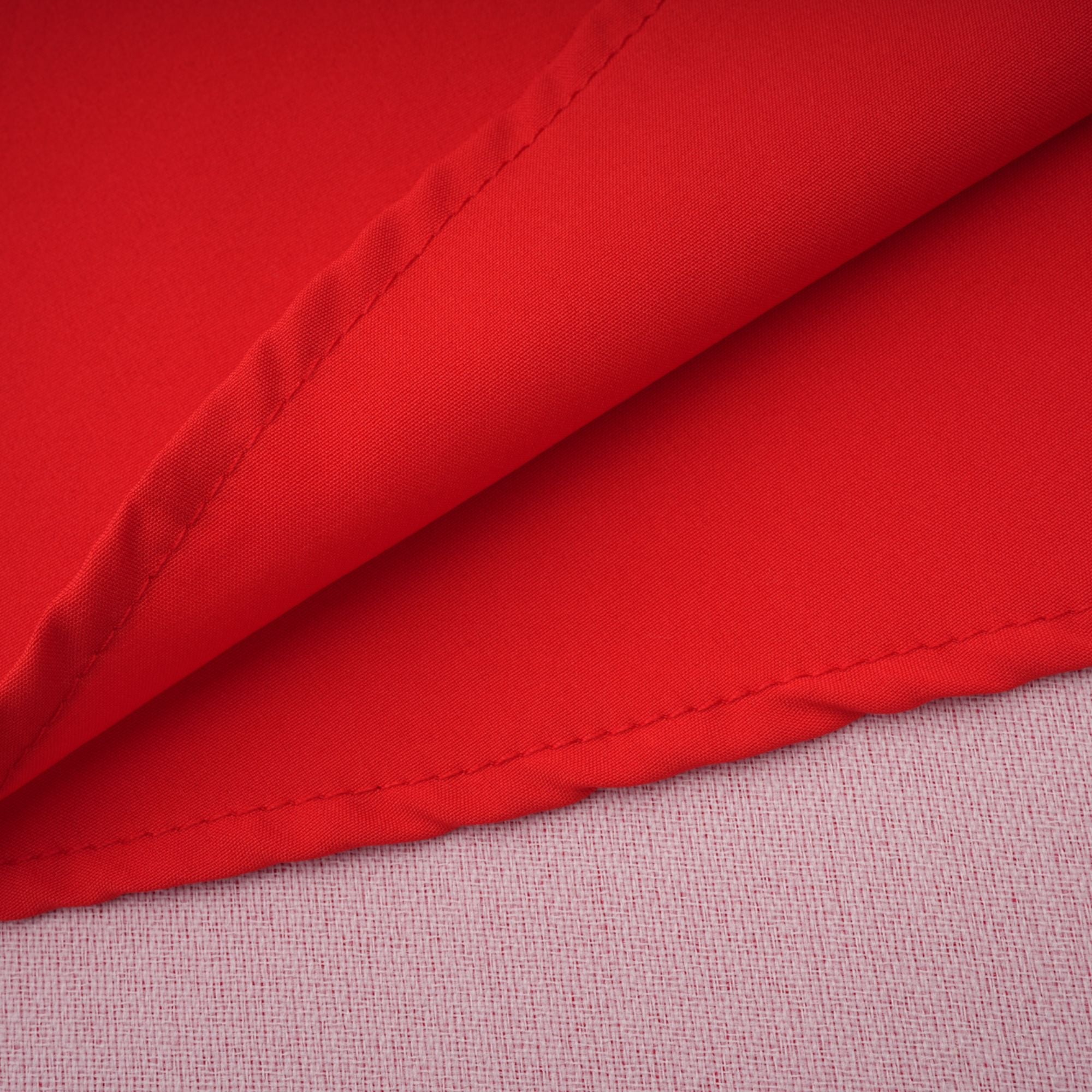Aventin Red Godet Design Midi Dress (Final Sale)