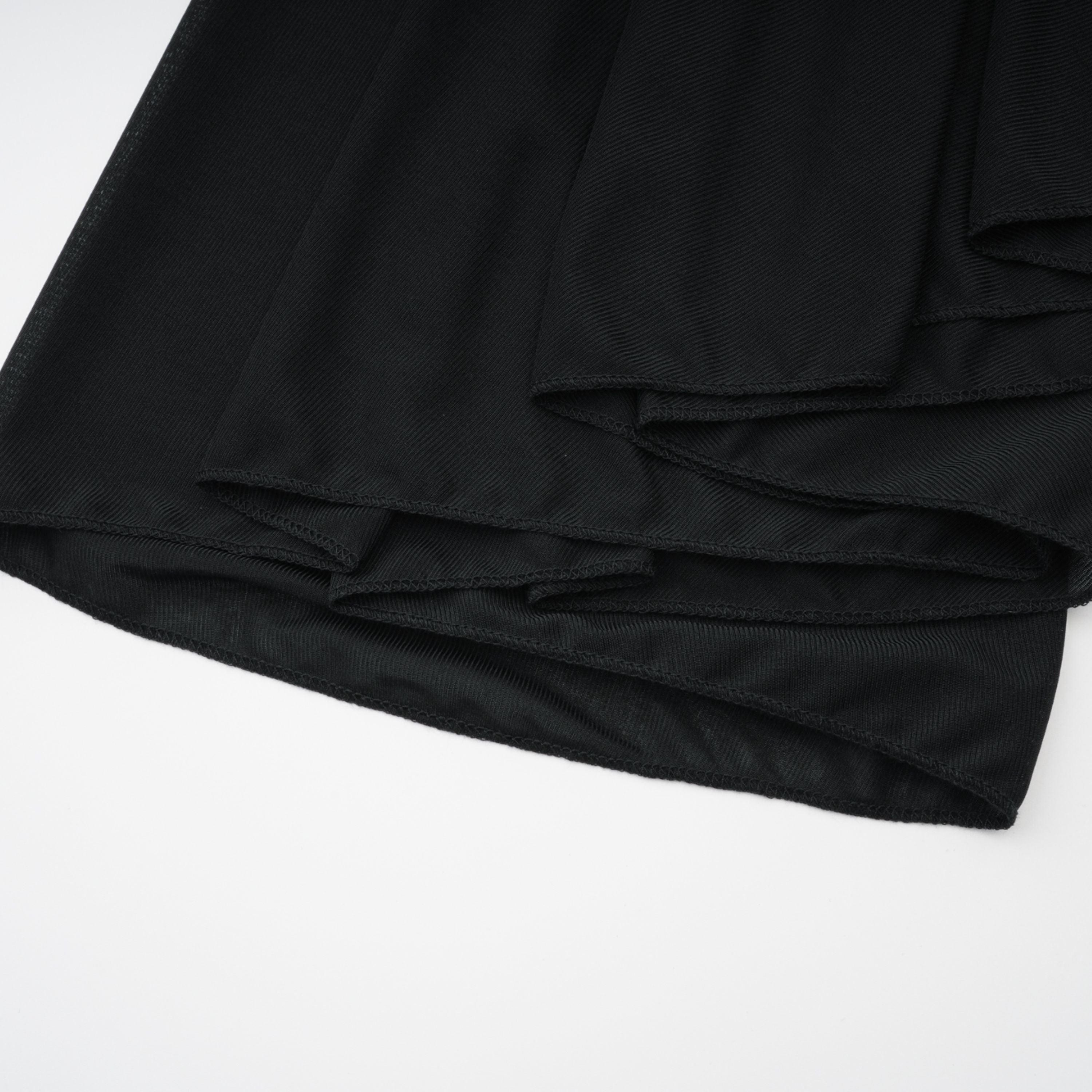 Greta Black Ruched Sheer Mesh Maxi Dress (Final Sale-US Only)