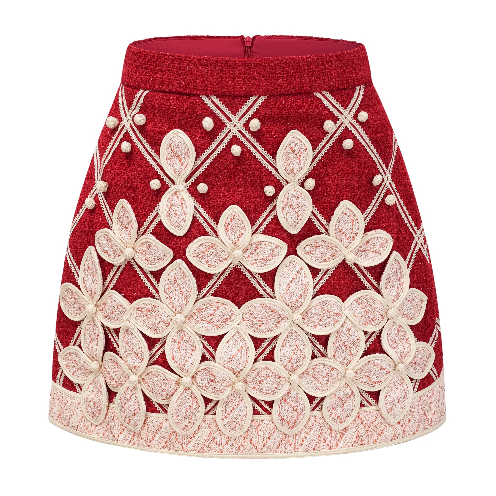 Carolina Pink Crochet Knit Blouse & Skirt Set (Final Sale)