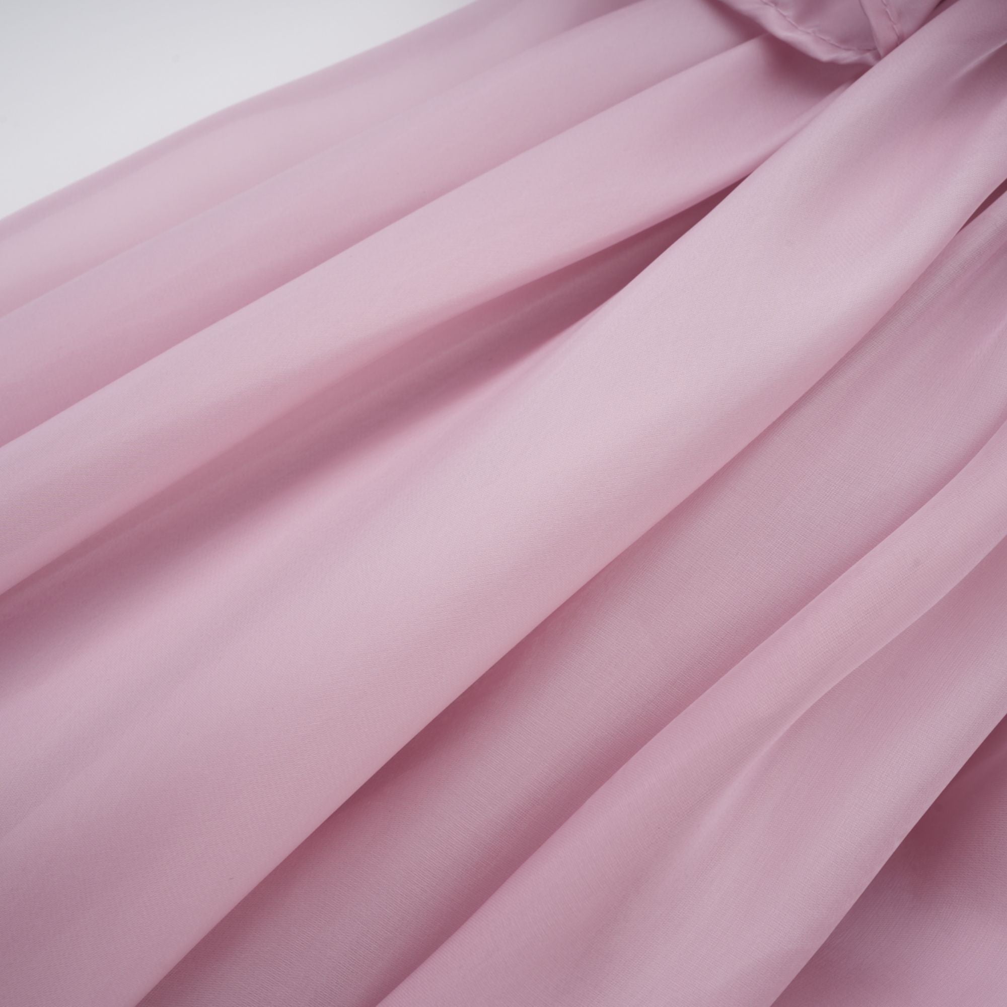 Mini-robe rose brillante à ourlet bouffant
