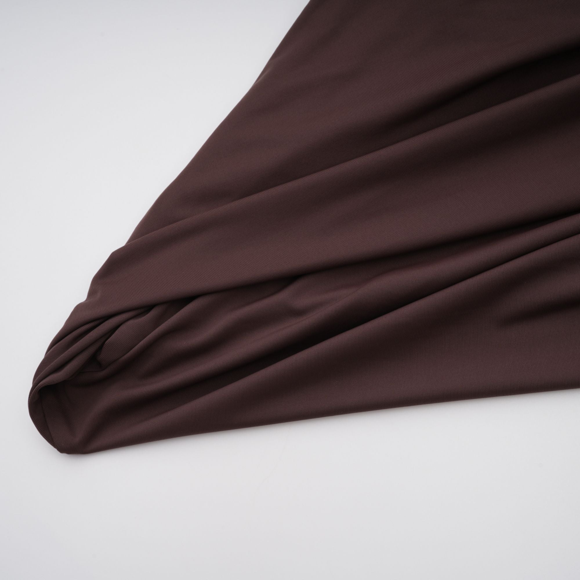 Prune Brown Night Out Asymmetrical Ruched Midi Dress (Final Sale)