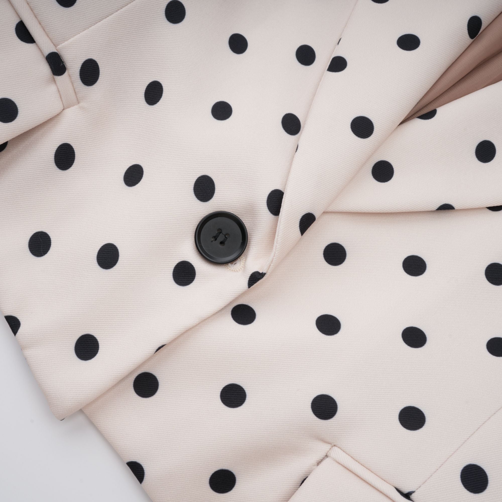 Valentine White Bowknot Polka Dot Short Jacket (Final Sale-US Only)