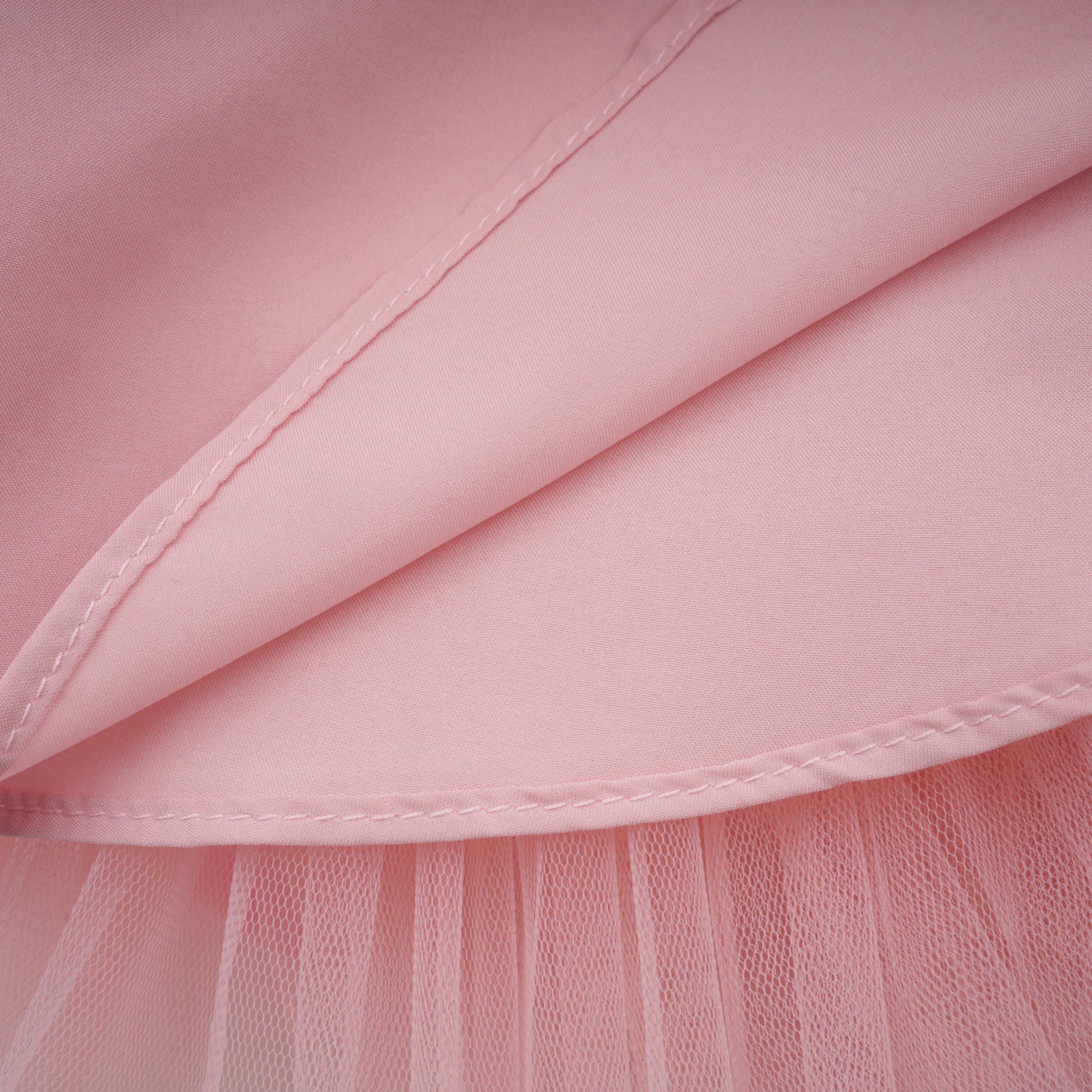 Rachel Pink 3D Petal Tulle Mini Dress (Final Sale-US Only)