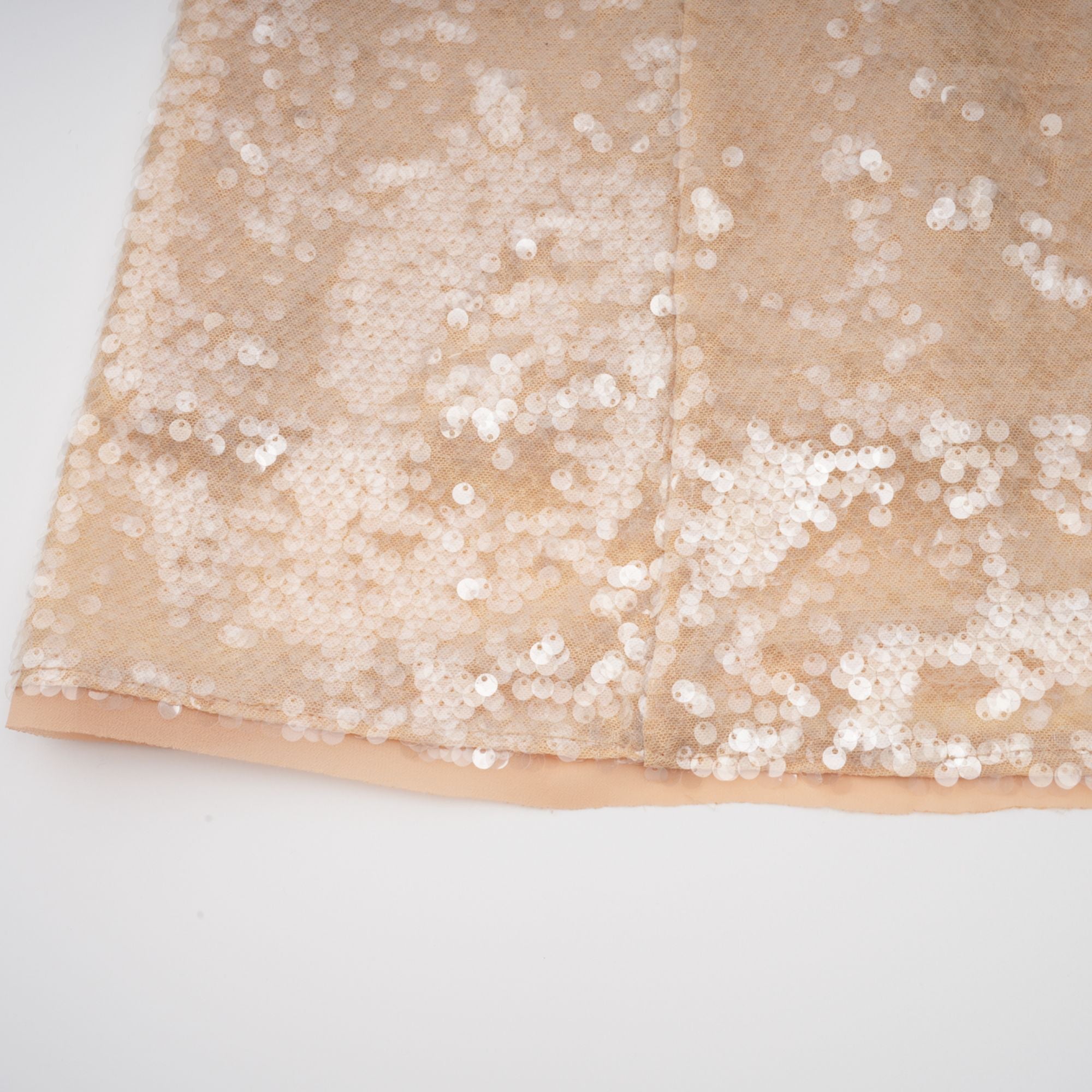 Robe mi-longue Ornella à paillettes et fausses perles (Vente définitive - États-Unis uniquement)