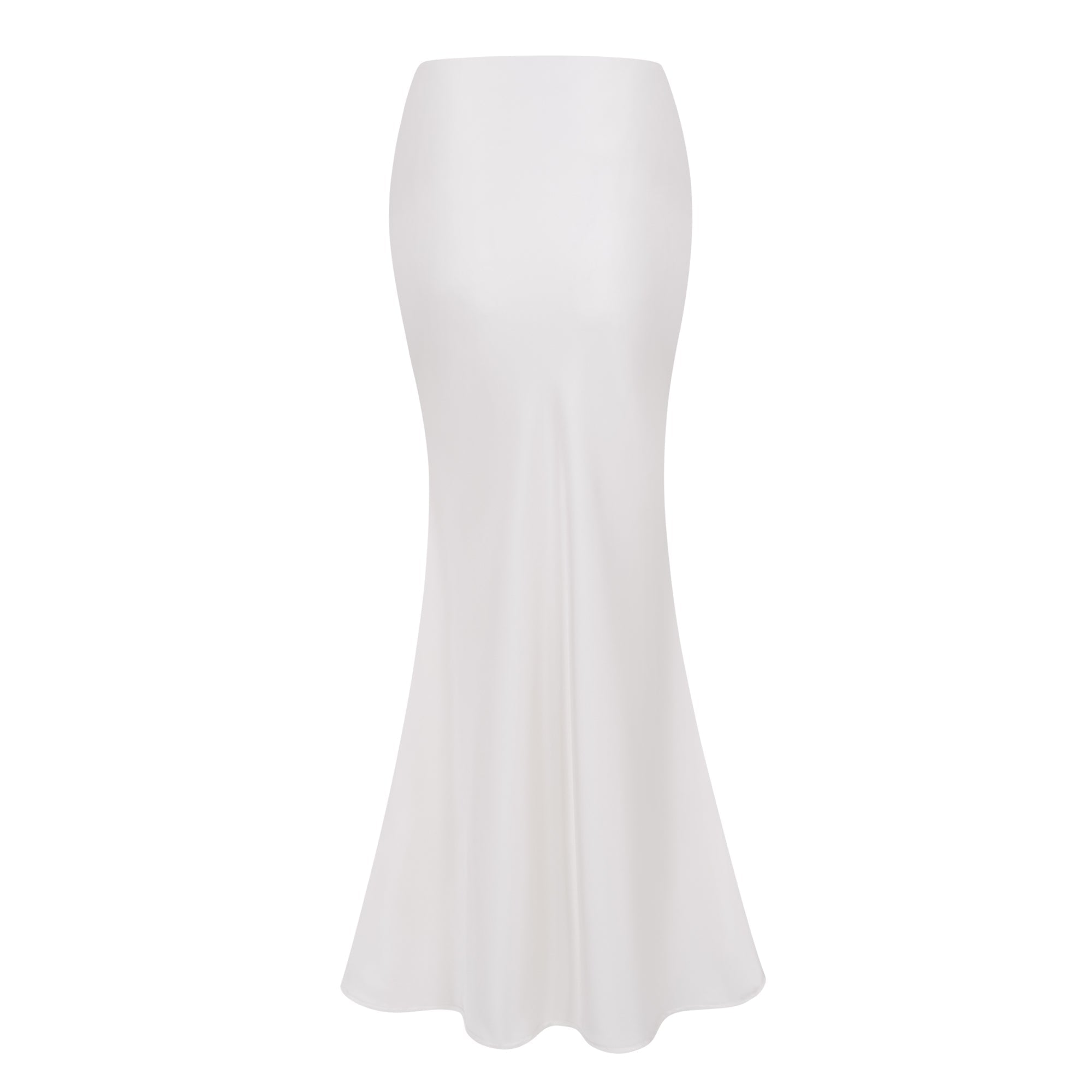 Zora White Sequin Corset Top & Satin Skirt Set (Final Sale-US Only)
