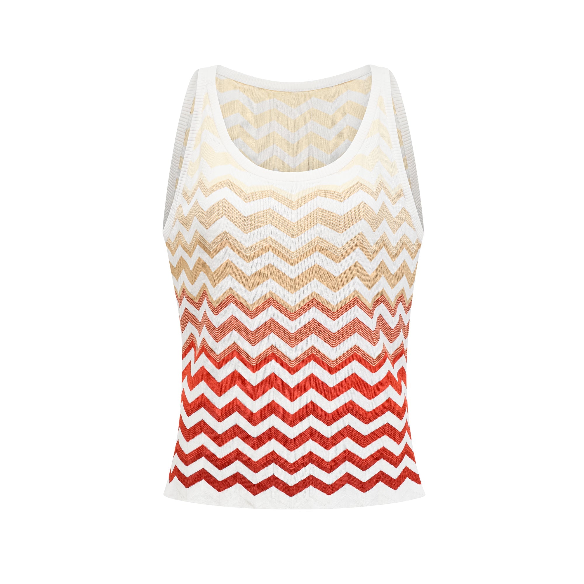 Isabelle Yellow Zigzag Knit Matching Set (Final Sale-US Only)