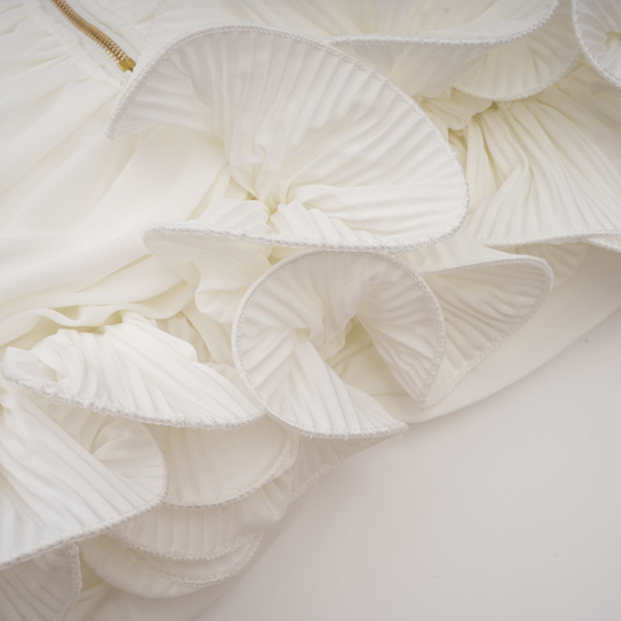 Sylvie ruched ruffled mini skirt (Final Sale)