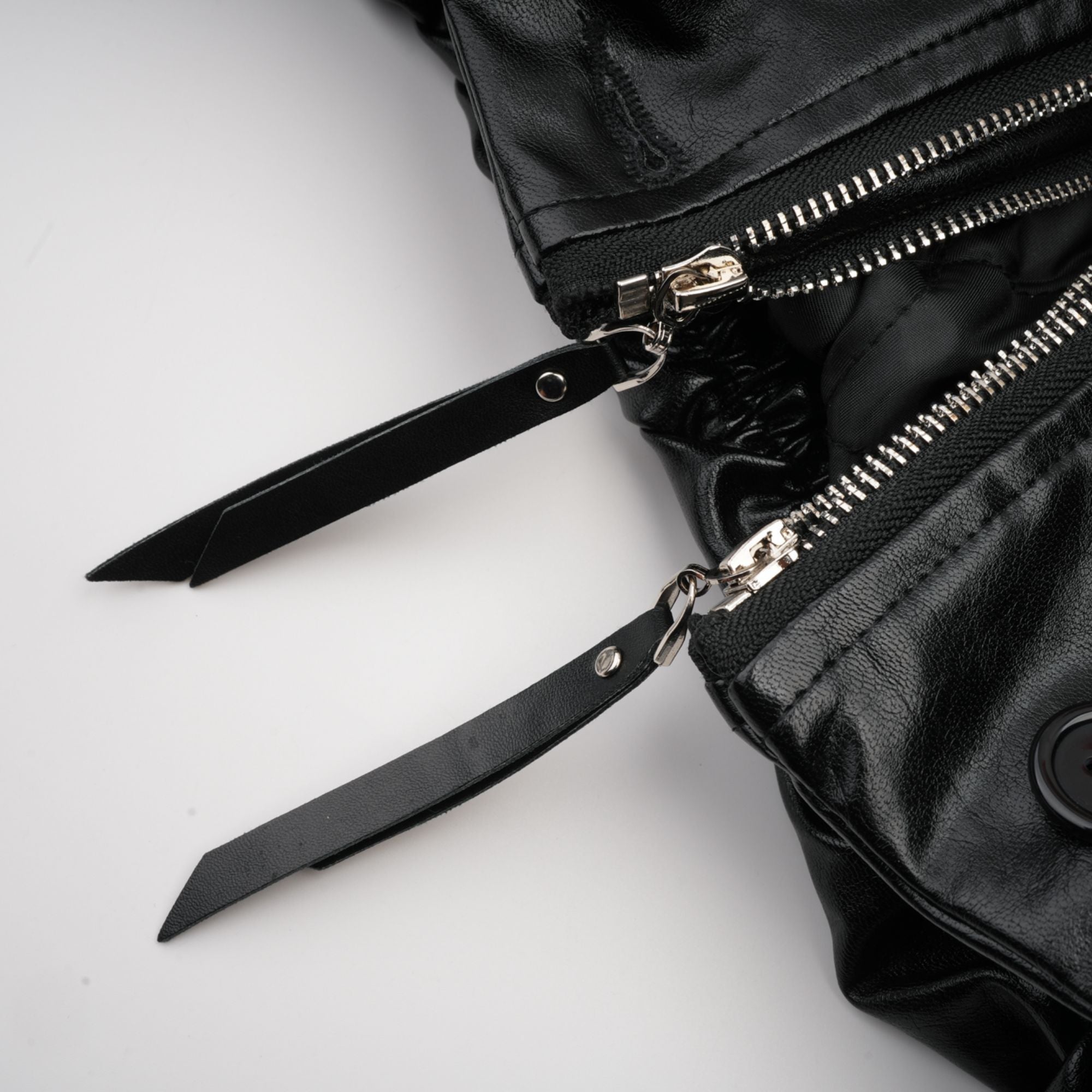 Virginie quilted cropped leather jacket (Final Sale)